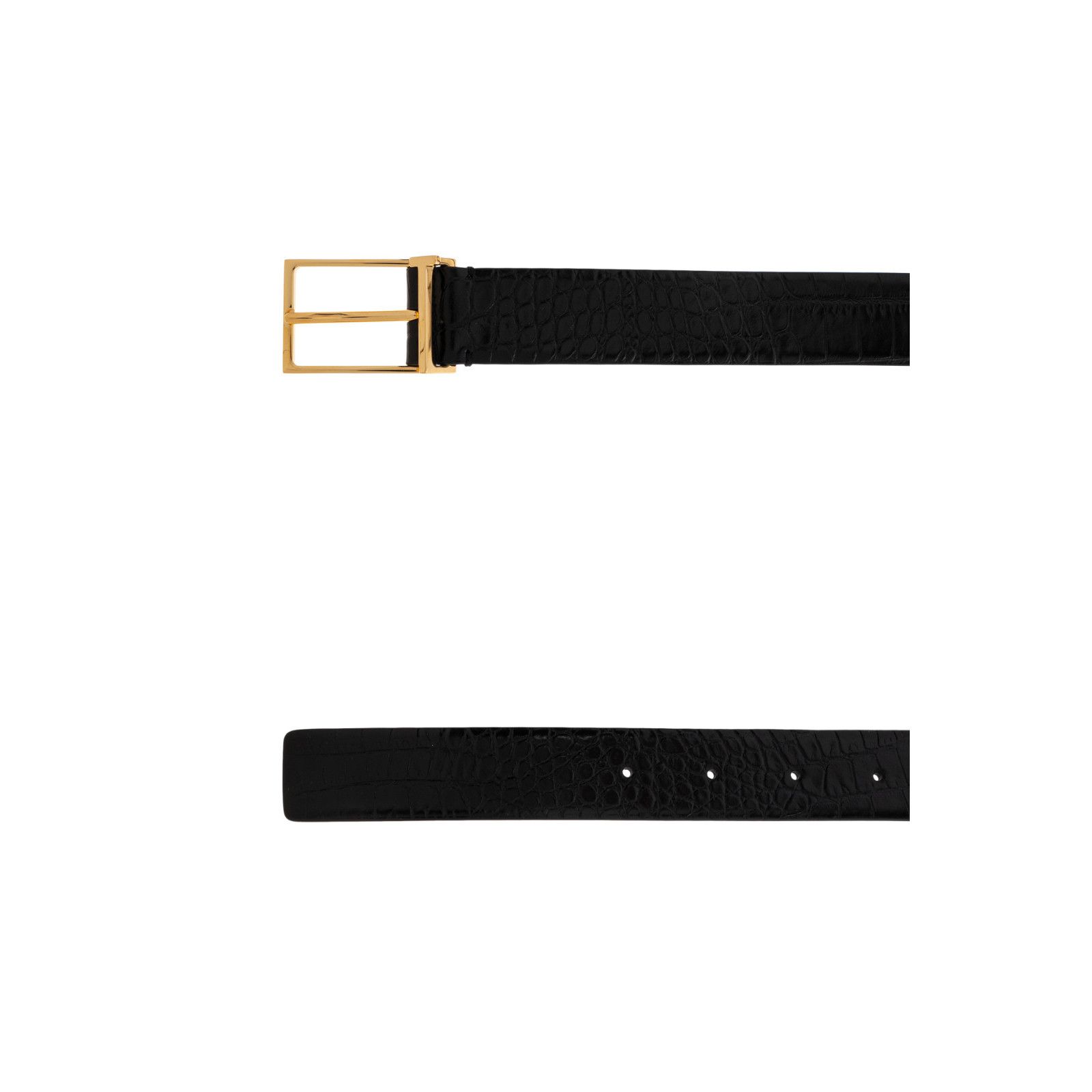 Tom Ford TOM FORD Black Double-Sided Belt New & Authentic (Men's size Size ONE SIZE - 3 Thumbnail