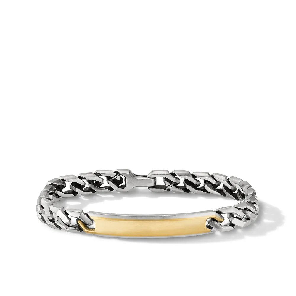 David Yurman o1w1db10325 Size:OS/Curb Chain Angular Bracelet in Silver Size ONE SIZE - 1 Thumbnail