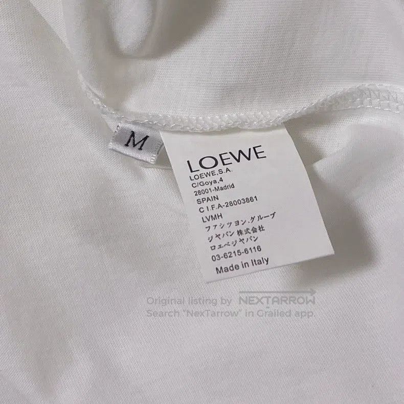 Loewe Loewe Women's White Dumbo Short Sleeve T-Shirt Size M / US 6-8 / IT 42-44 - 4 Thumbnail