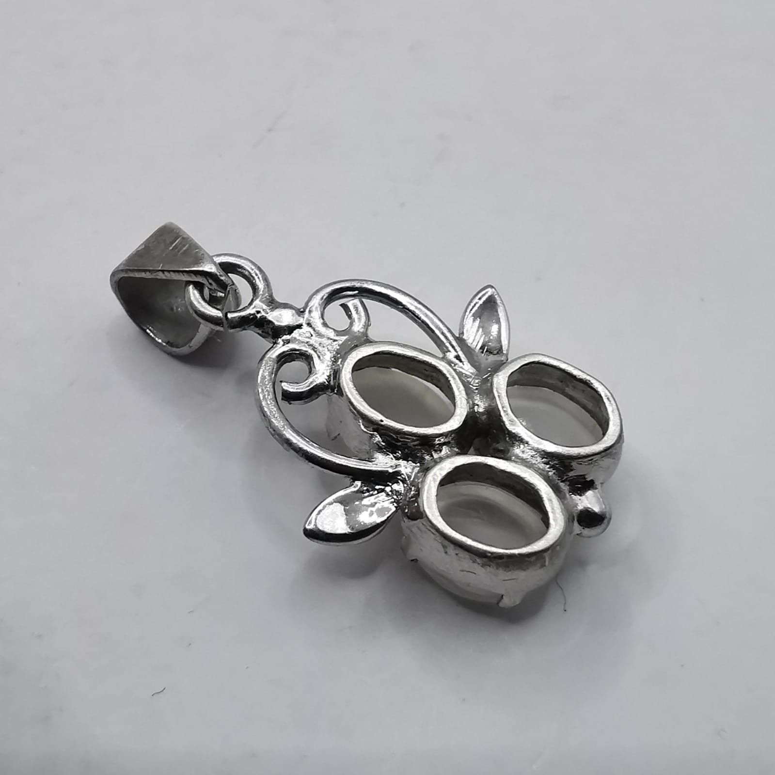 Sterling Silver Vintage Pendant "Moonstone" 925 Sterling Silver 2,30g Size ONE SIZE - 3 Thumbnail