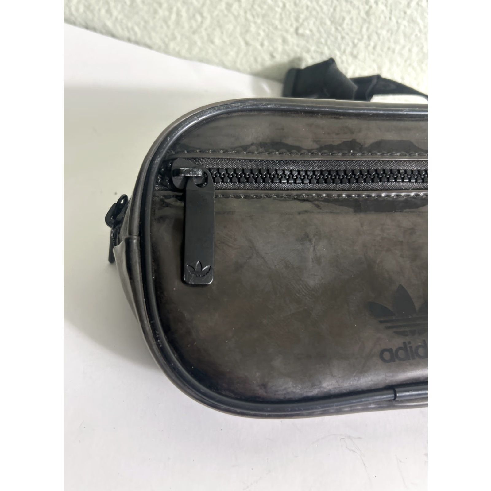 Adidas adidas Originals Trefoil Dark Clear Tinted Waist Pack Belt Bag Small Men Gray 8x5x2 Size ONE SIZE - 2 Thumbnail