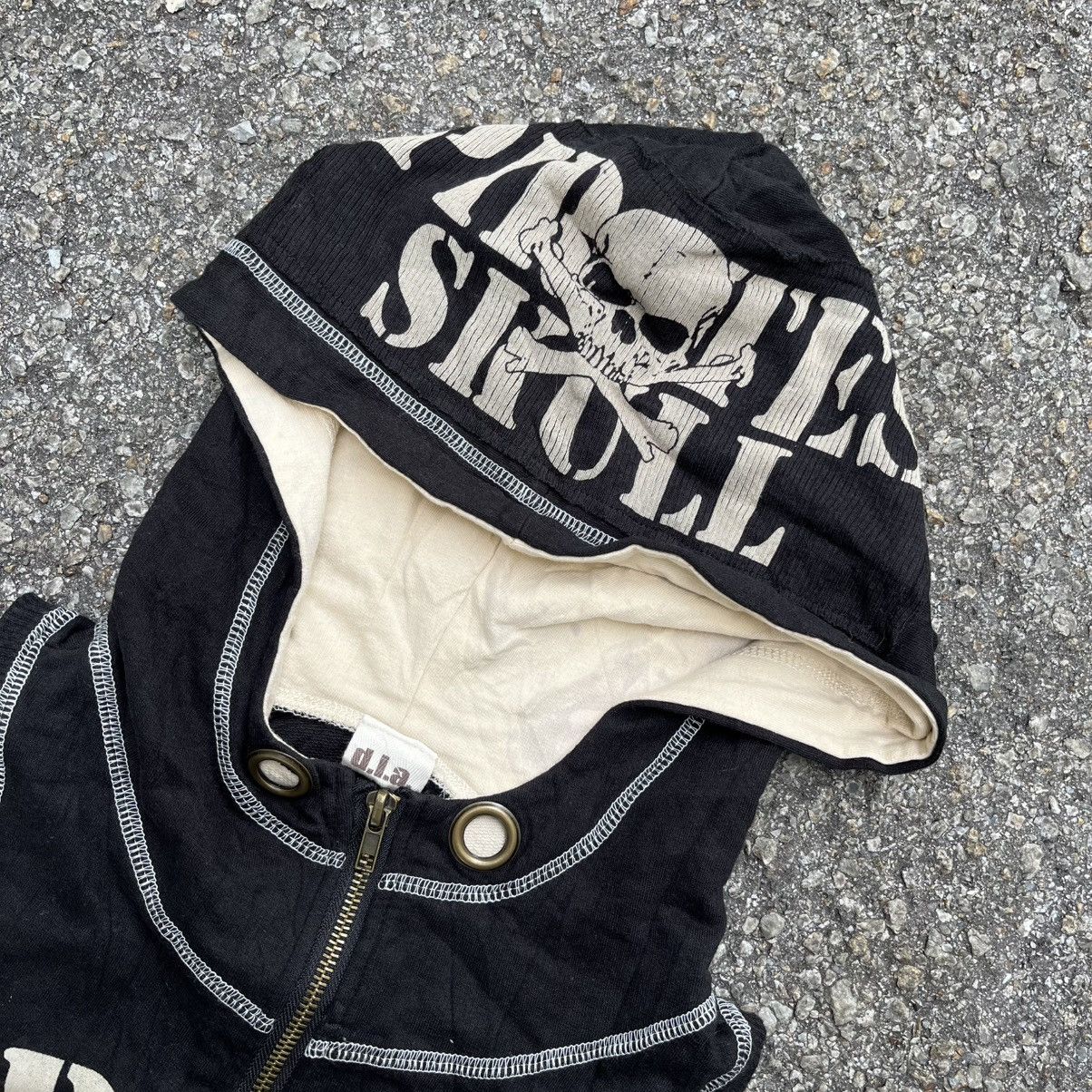 Affliction Crazy Vintage Y2K d.i.a Pirates Skull Zip Hoodie Jacket Punk Size US M / EU 48-50 / 2 - 4 Thumbnail