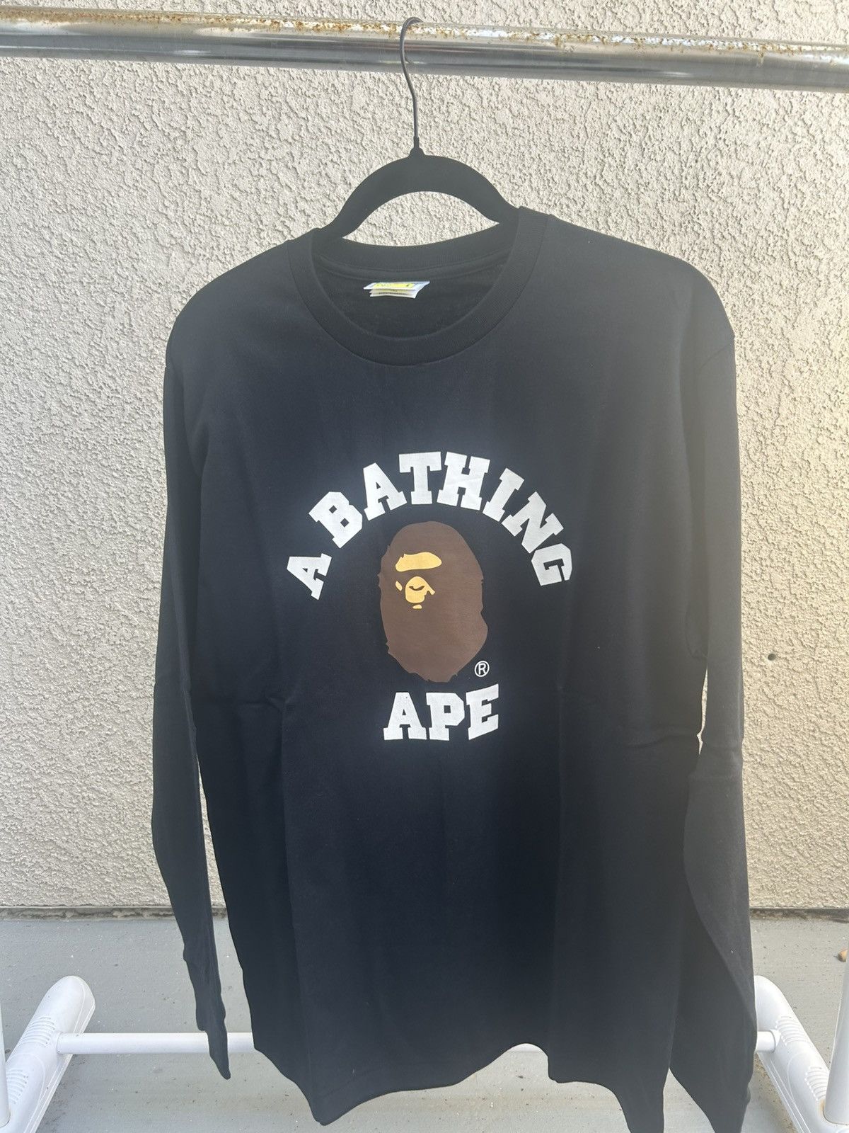 Bape College L/S Tee Size US L / EU 52-54 / 3 - 1 Thumbnail