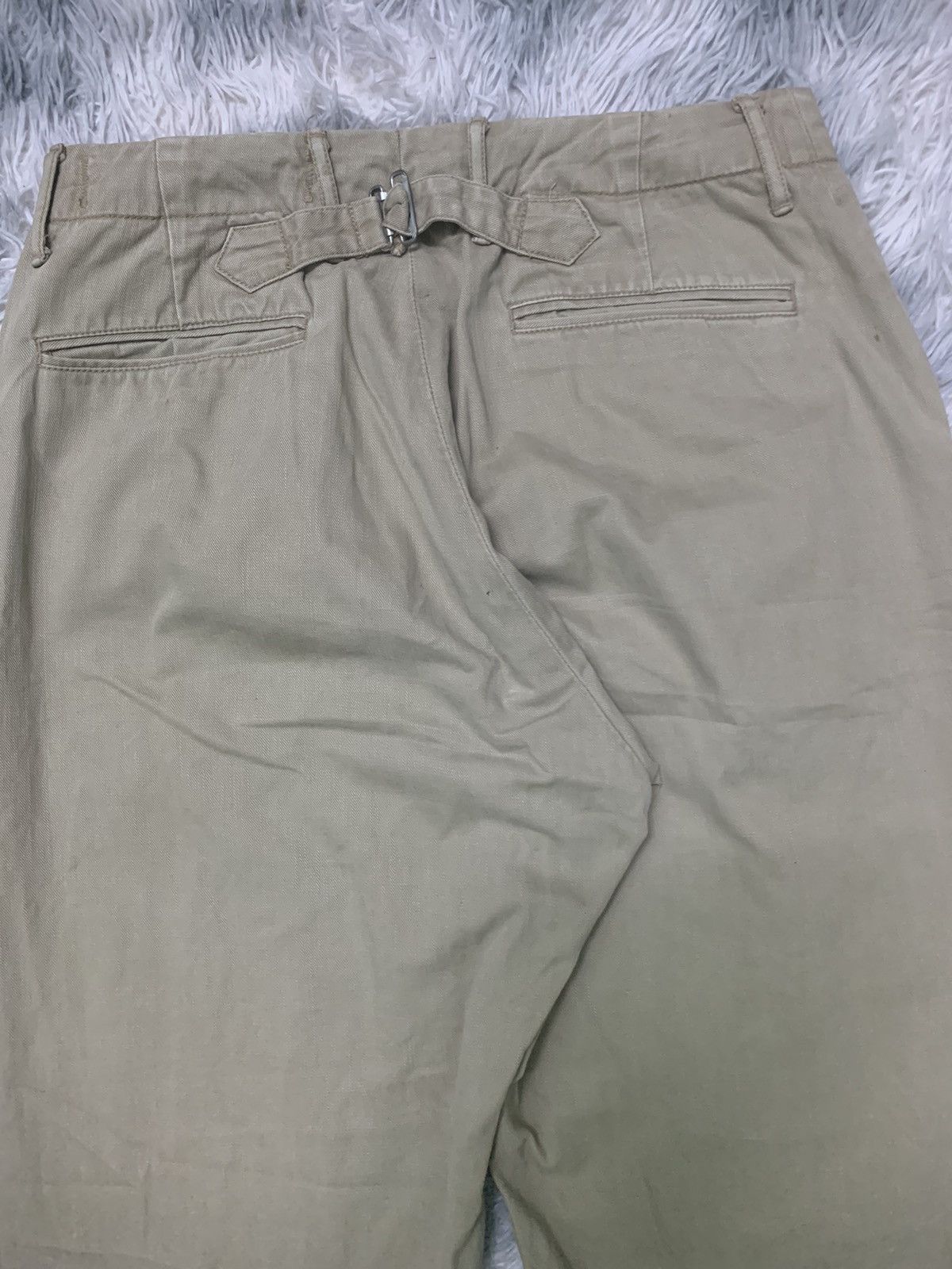 Kapital 90s KAPITAL BUCKLE BACK CHINO PANT RARE DESIGN Size US 30 / EU 46 - 13 Thumbnail