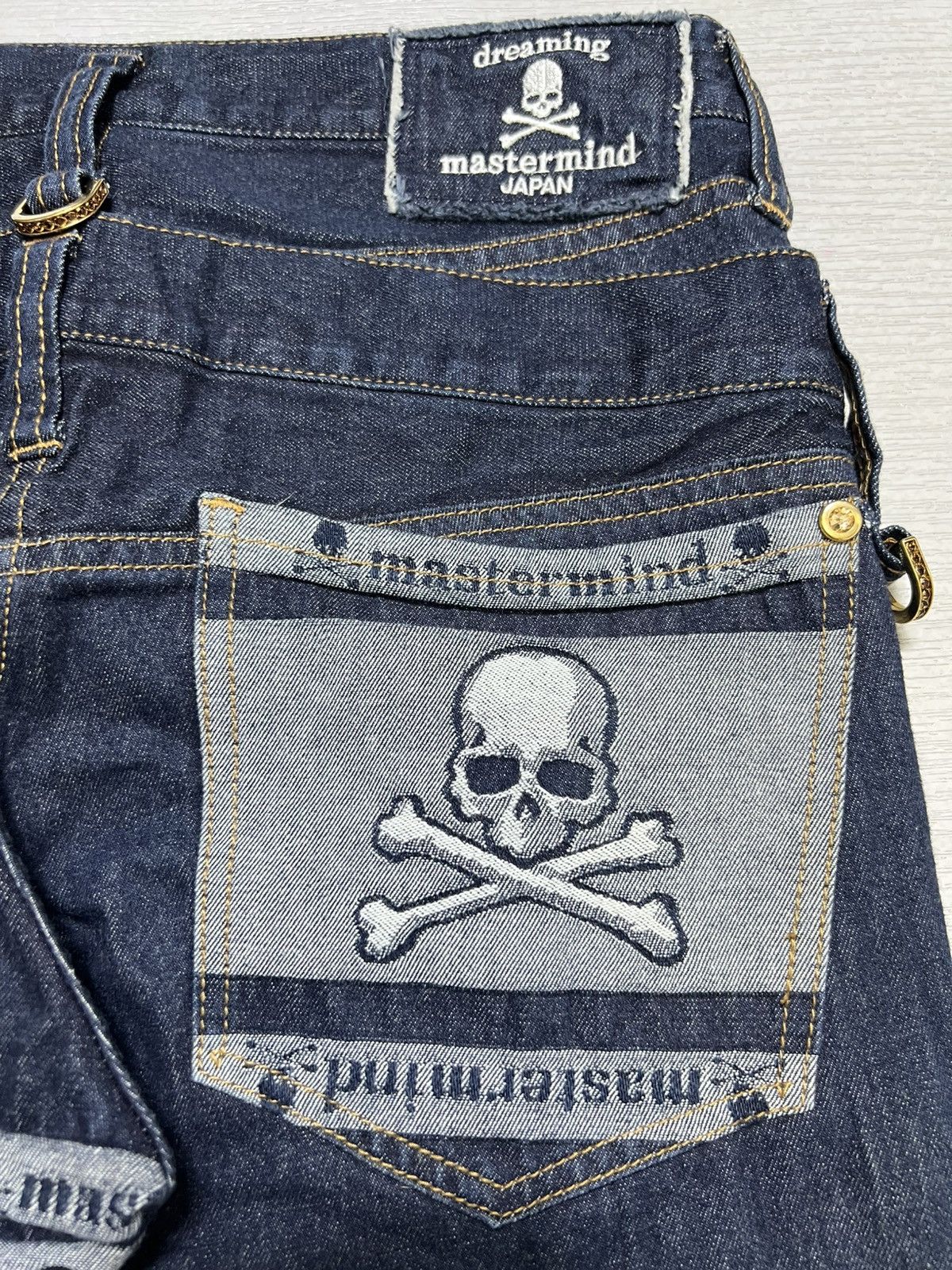 Mastermind Japan Mastermind Japan - “Dreaming" Slim Double Waisted Jeans Size US 30 / EU 46 - 12 Thumbnail