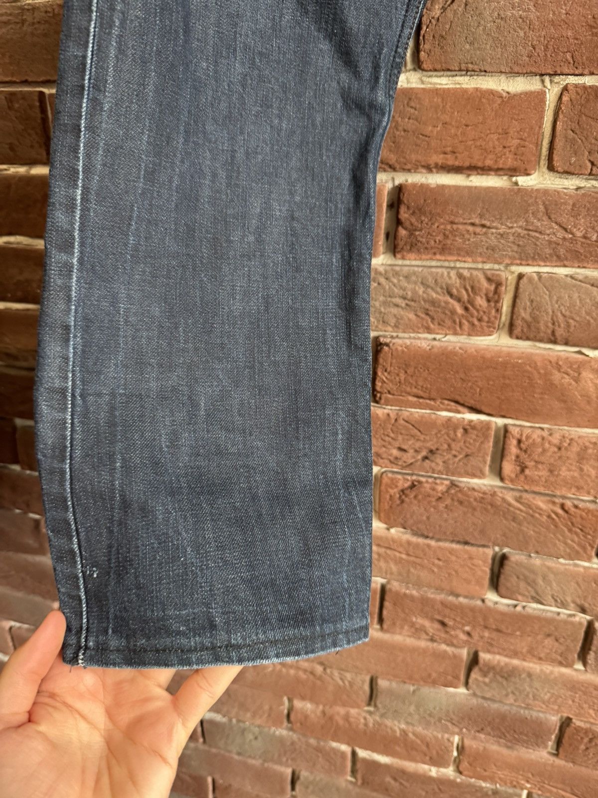 Burberry BURBERRY SWAINE Tapered Leg DENIM JEANS Pants 33x32 Blue Size US 33 - 3 Thumbnail