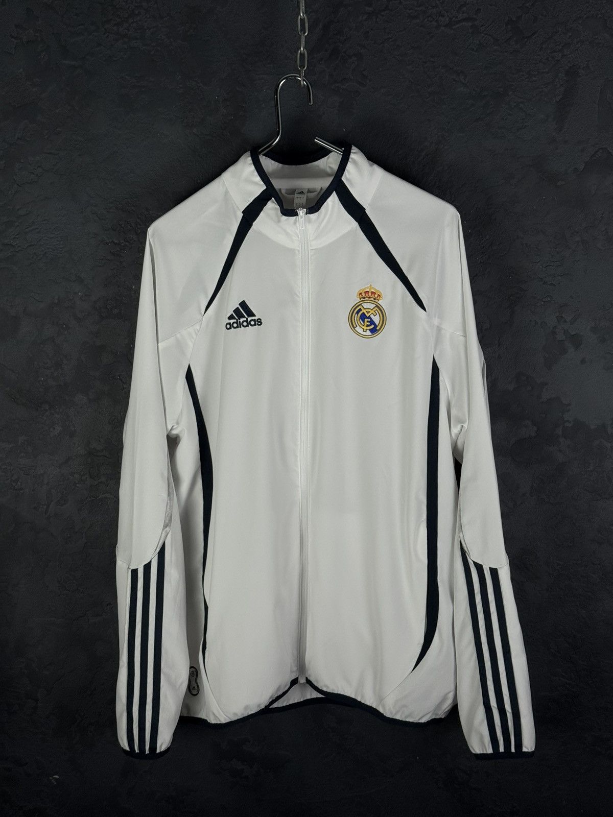 Vintage Vintage Adidas Real Madrid Track Jacket Size US L / EU 52-54 / 3 - 3 Thumbnail