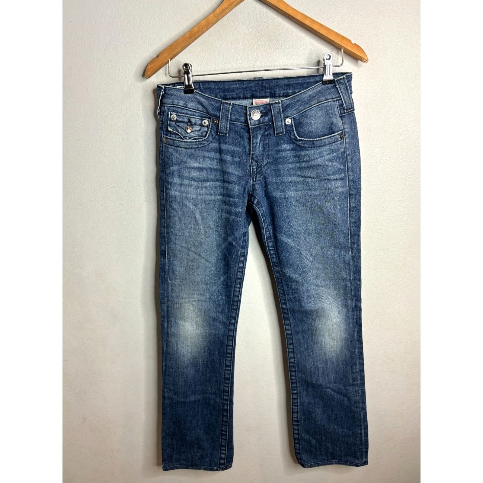 True Religion True Religion Jeans Womens Size 27 Billy Low Rise Belt Loops Denim 3655 USA Made Ready to Wear Size 27" / US 4 / IT 40 - 4 Thumbnail
