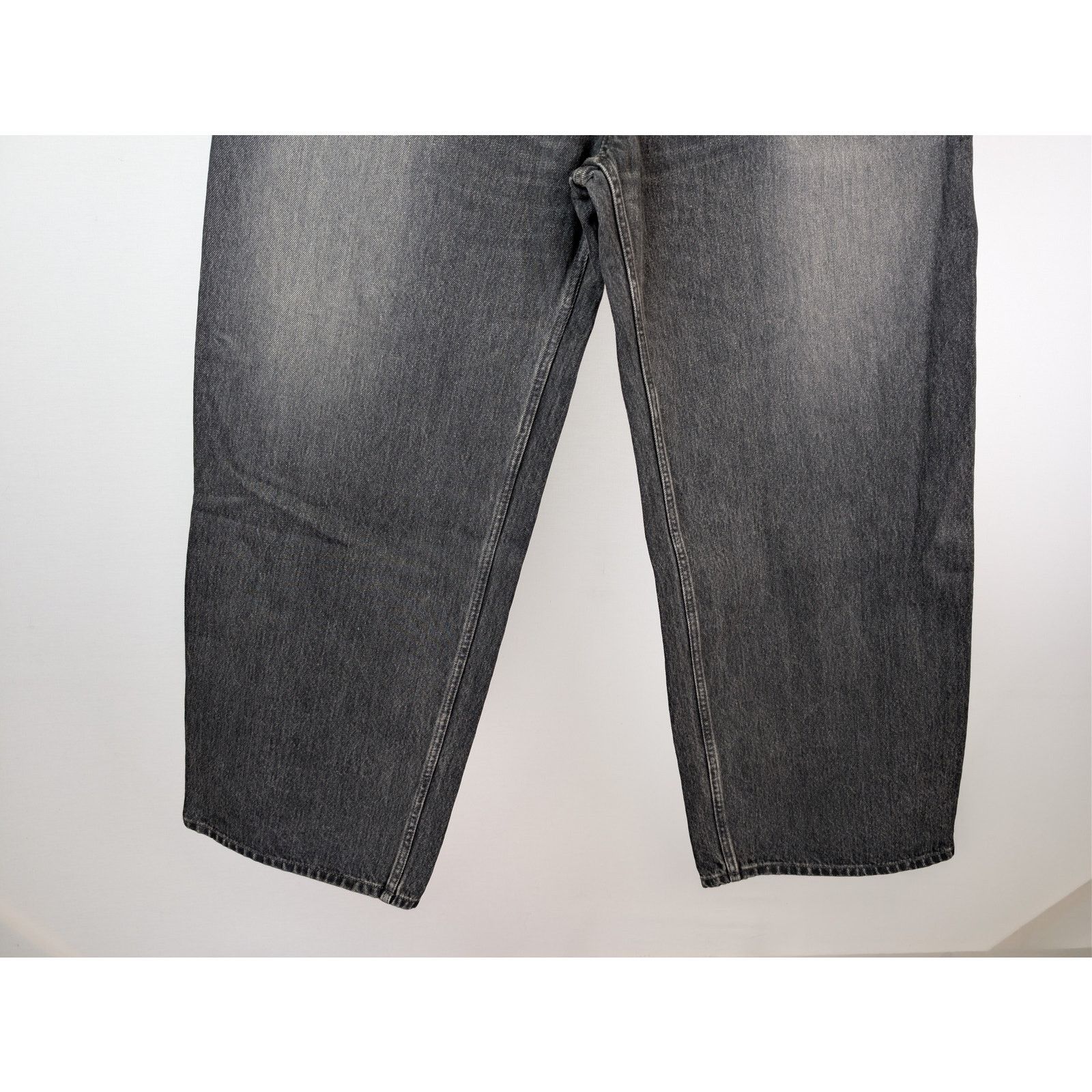 Balenciaga o1rshd1 Baggy Denim Pants in Wash Black / Marigold Size US 32 / EU 48 - 4 Thumbnail