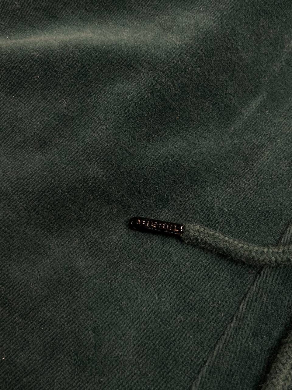 Diesel × Vintage Vintage Diesel Loungewear Green Velour Shorts Y2K M Size US 32 / EU 48 - 7 Thumbnail