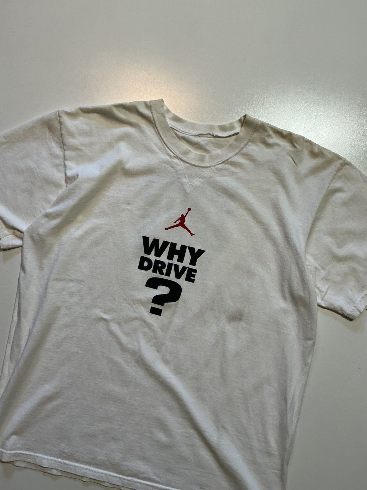 Jordan Brand Air Jordan Why Drive When You Can Fly Jumpman T-Shirt Size US L / EU 52-54 / 3 - 5 Thumbnail