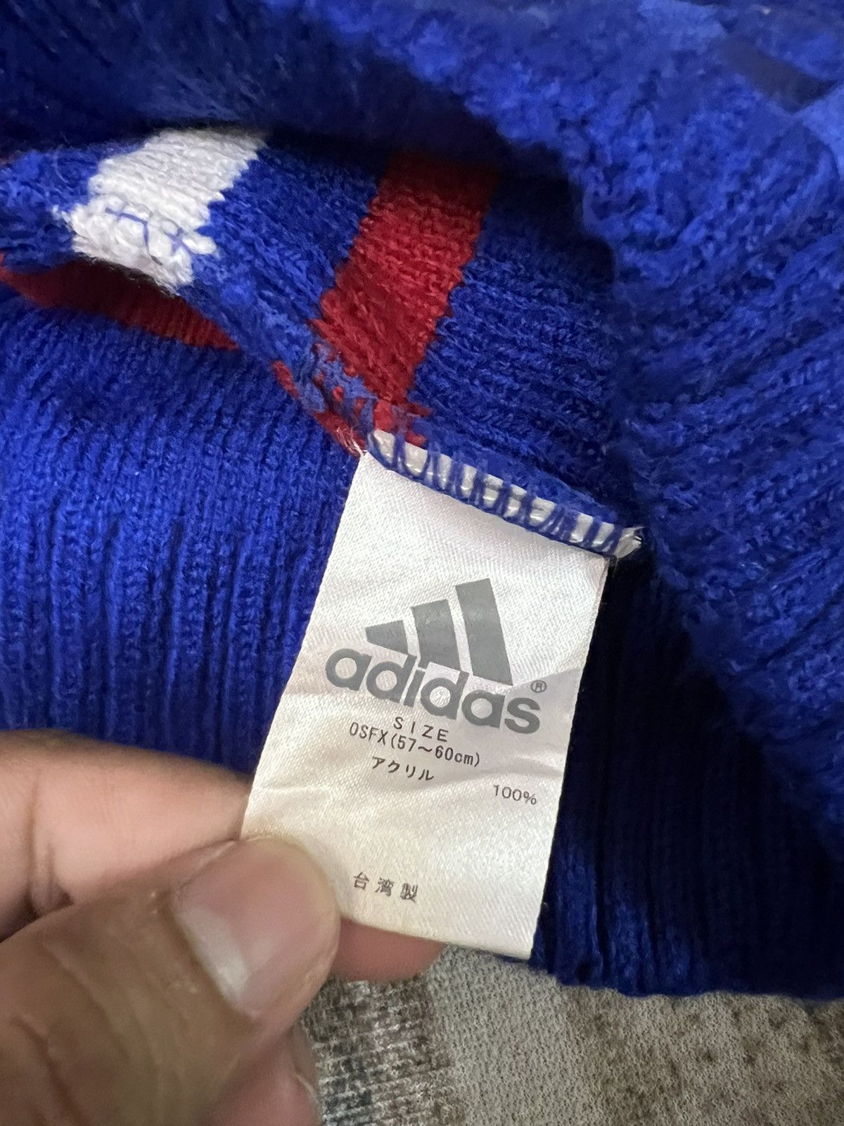 Adidas Vintage Adidas Spell Out Beanie Hats Size ONE SIZE - 6 Thumbnail