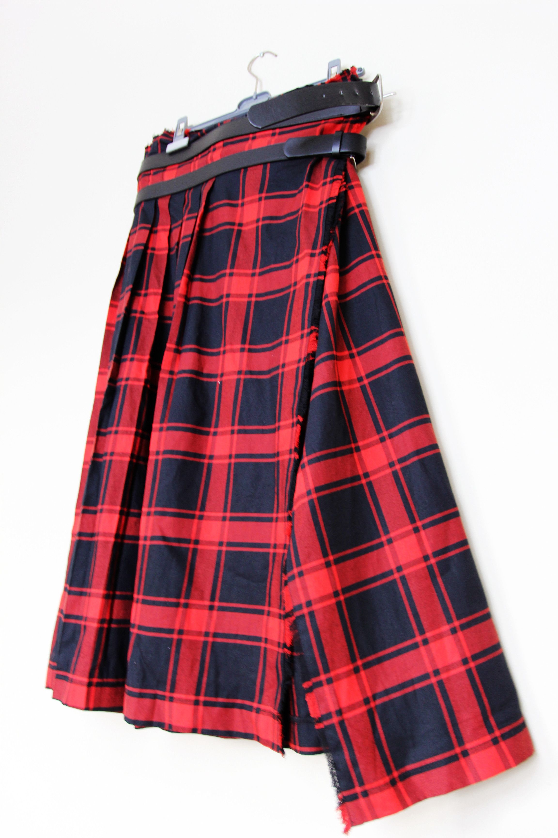 Other BNWT AW23 JEANNE FRIOT LONG TARTAN KILT S Size US 30 / EU 46 - 5 Thumbnail