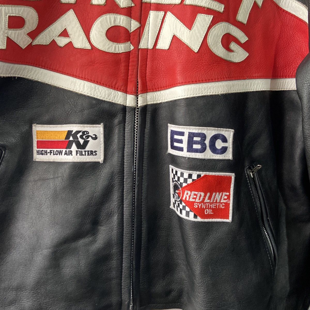 Vintage Nexx Unlimited Leather Motorcycle Racer Jacket Size US XXL / EU 58 / 5 - 4 Thumbnail