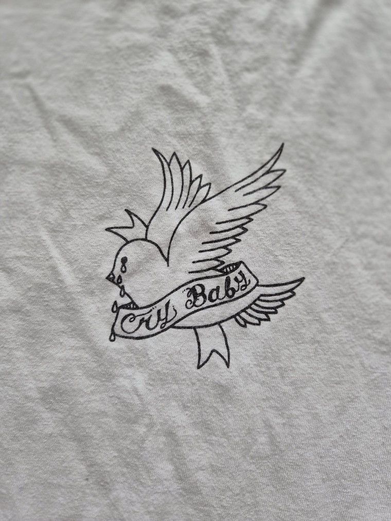 Lil Peep Lil peep Crybaby tee OG 2017 Size US L / EU 52-54 / 3 - 3 Thumbnail