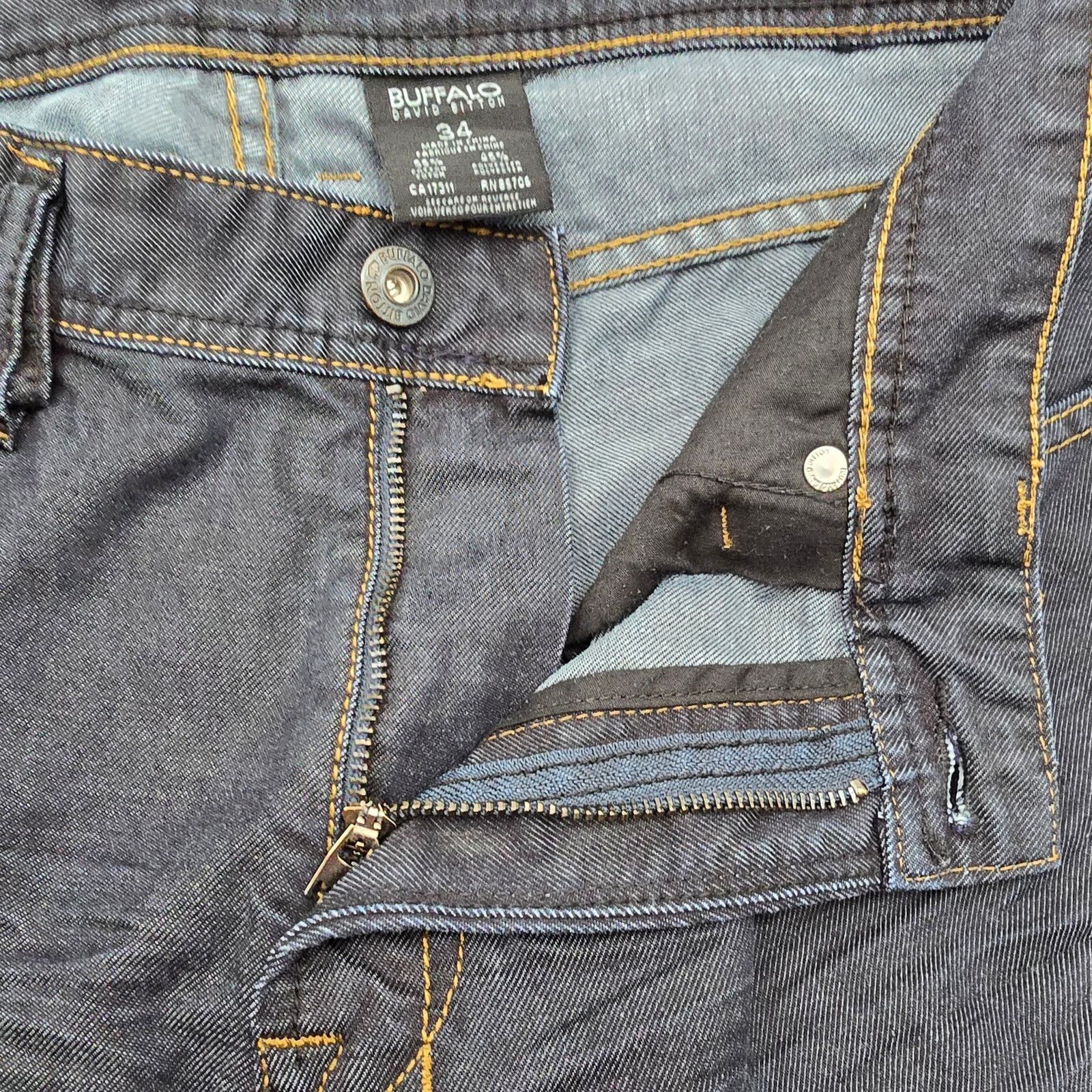 Buffalo David Bitton Buffalo David Bitton Dark Blue Denim Jeans Pants Men's 34 Size US 34 / EU 50 - 6 Thumbnail