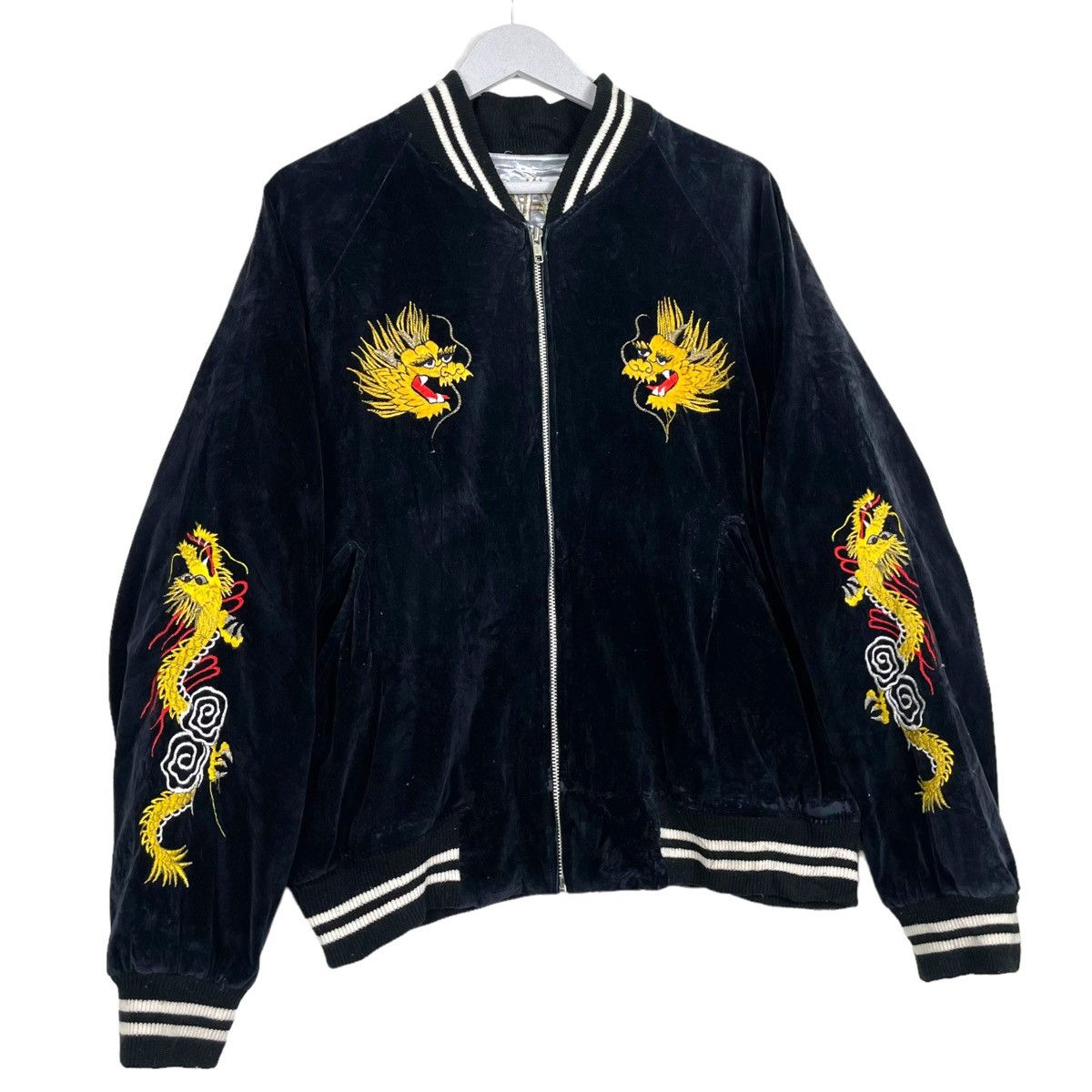Japanese Brand × Vintage 💥VINTAGE YOKOSUKA WEST PAC TOUR VELVET JACKET Size US M / EU 48-50 / 2 - 4 Thumbnail