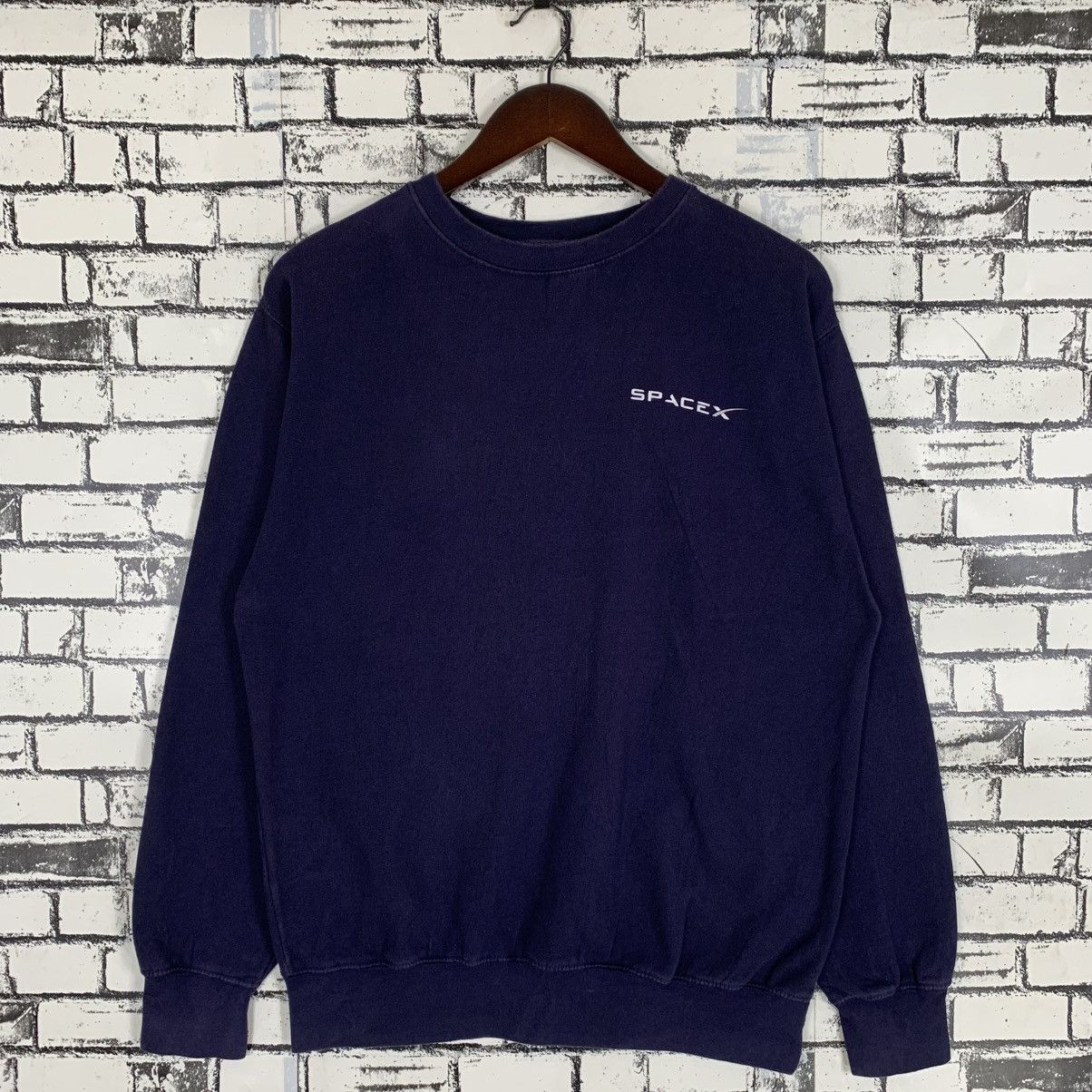 Designer × Vintage Vintage SpaceX Sweatshirt Big Logo Spacex Crewneck Size US M / EU 48-50 / 2 - 1 Thumbnail