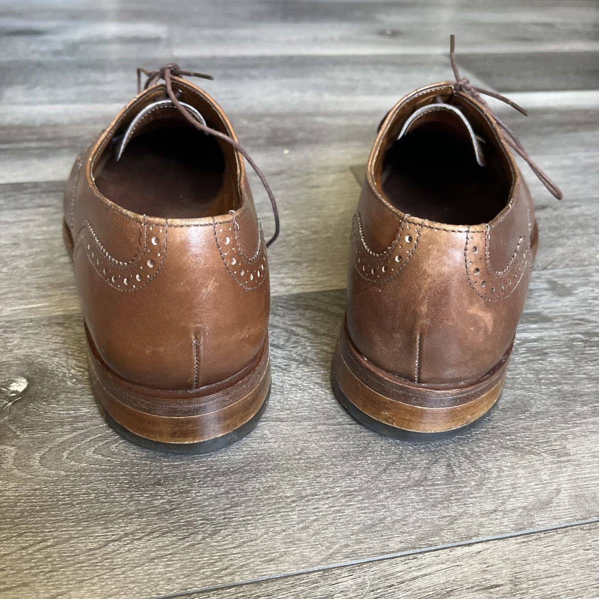 Vintage Vintage 1990s Steed Ambassador Leather Wingtip Loafers Shoes Size US 12 / EU 45 - 4 Thumbnail