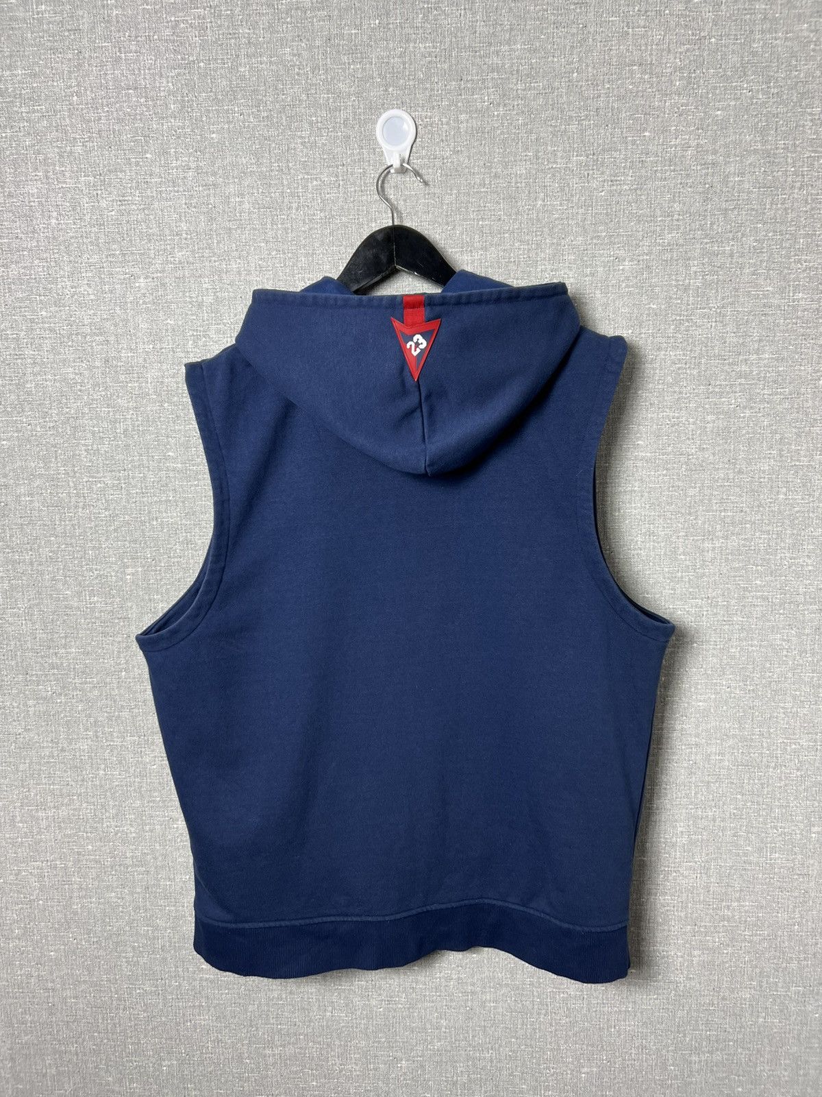 Jordan Brand Vintage Air Jordan Sleeveless Hoodie Big Logo Size US L / EU 52-54 / 3 - 7 Thumbnail