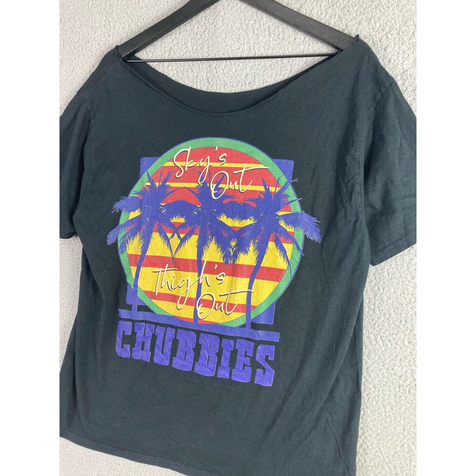 Chubbies Chubbies Distressed T-Shirt Black Size 2XL Comfortable Size XXL / US 16-18 / IT 52-54 - 7 Thumbnail