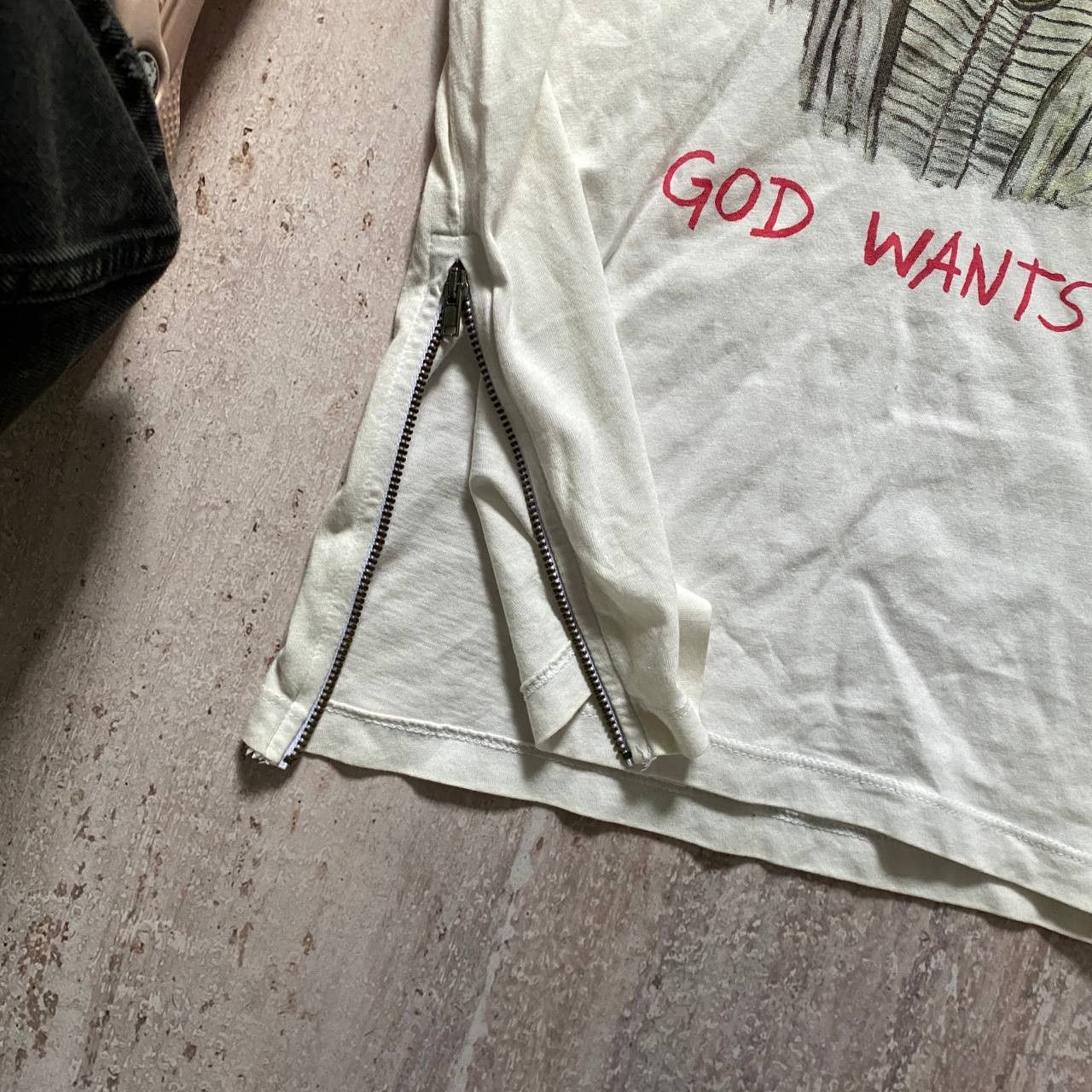 Rap Tees VINTAGE Y2K YEEZUS GOD WANTS YOU KANYE WEST AMAZING TEE 286 Size US S / EU 44-46 / 1 - 3 Thumbnail