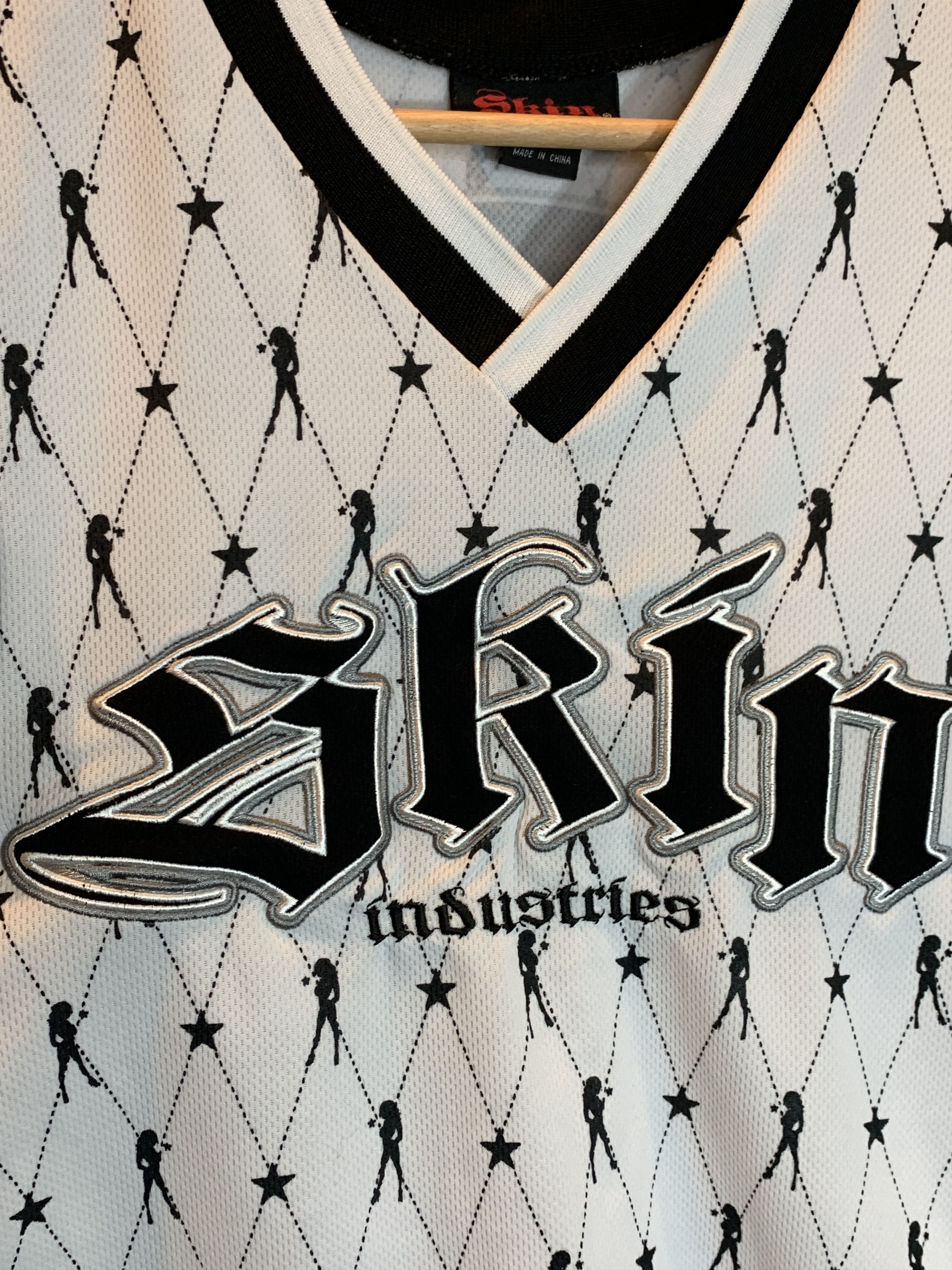 Vintage *RARE* Vintage Skin Industries Pinup Silhouette Jersey Y2K S Size US S / EU 44-46 / 1 - 4 Thumbnail