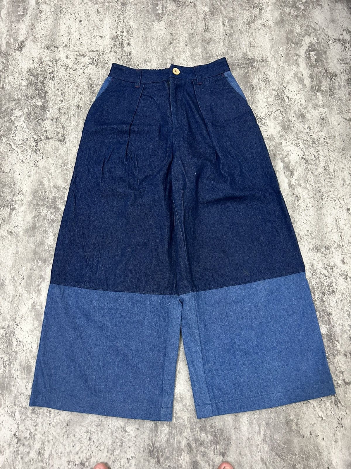 Japanese Brand × Yohji Yamamoto Pou Dou Dou Baggy Jeans Yohji style Size US 28 / EU 44 - 3 Thumbnail