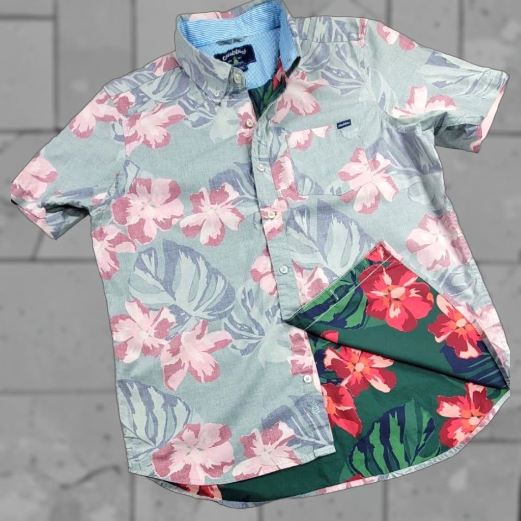 Chubbies Chubbies Friday Shirt Short Sleeve Button Up Men’s Sz L Hawaiian Reverse Print Shirt Size US L / EU 52-54 / 3 - 1 Thumbnail