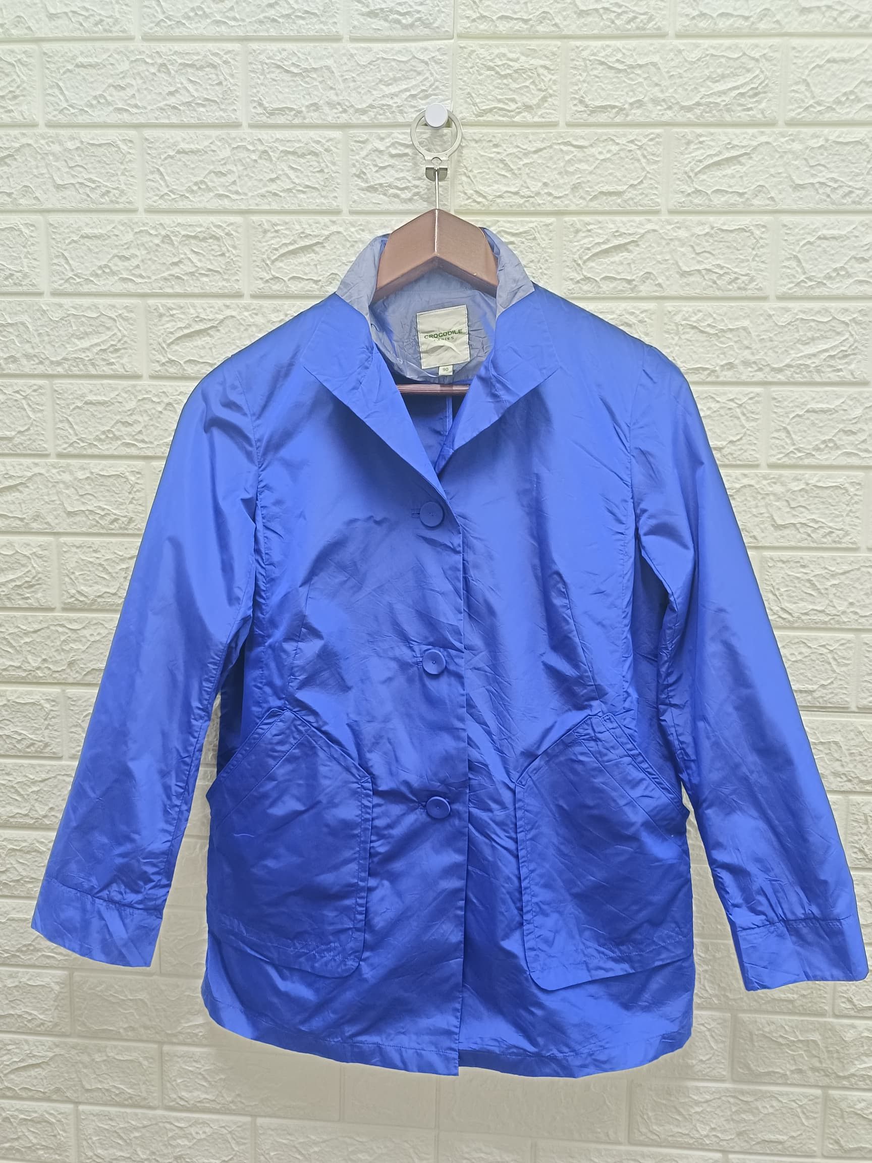 Vintage 🔥outdoor Crocodile Ladies blue Jacket Size M / US 6-8 / IT 42-44 - 1 Thumbnail