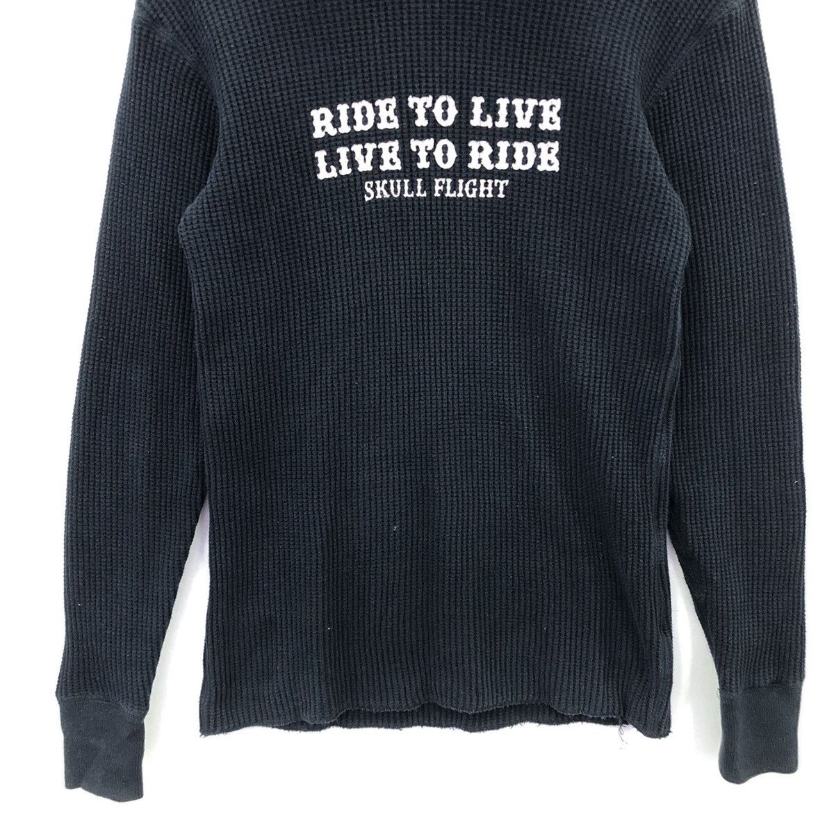 Japanese Brand Skull Flight Free Ride Crew Turtle Neck Knittwear Size US S / EU 44-46 / 1 - 4 Thumbnail