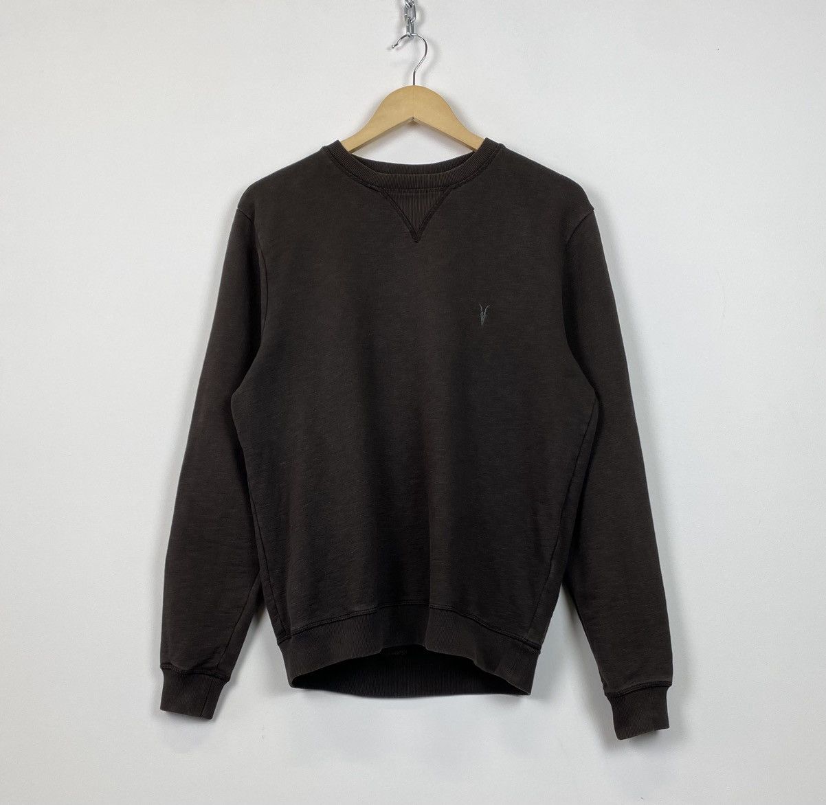 Allsaints Allsaints Wilde Crew Sweatshirt Men’s Size Small Brown Top Size US S / EU 44-46 / 1 - 1 Thumbnail