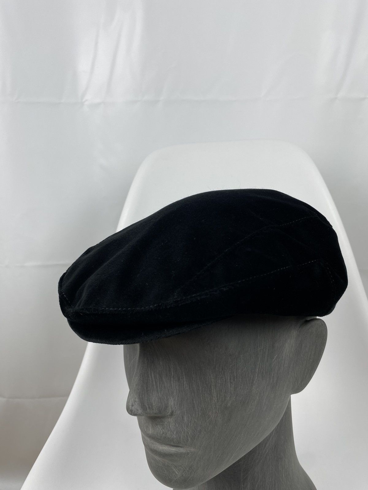 Cortigiani Cortigiani Velour Cap Flat Hat Driver Cotton size M Italy Size ONE SIZE - 1 Thumbnail