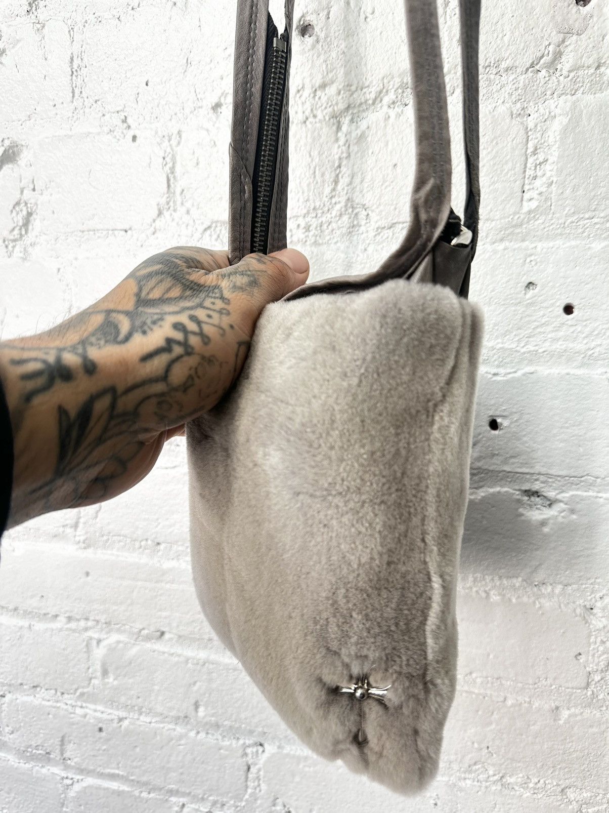 Chrome Hearts × Rick Owens 1/1 CHROME HEARTS x RICK OWENS * MINK * FUR BAG !! Size ONE SIZE - 3 Thumbnail