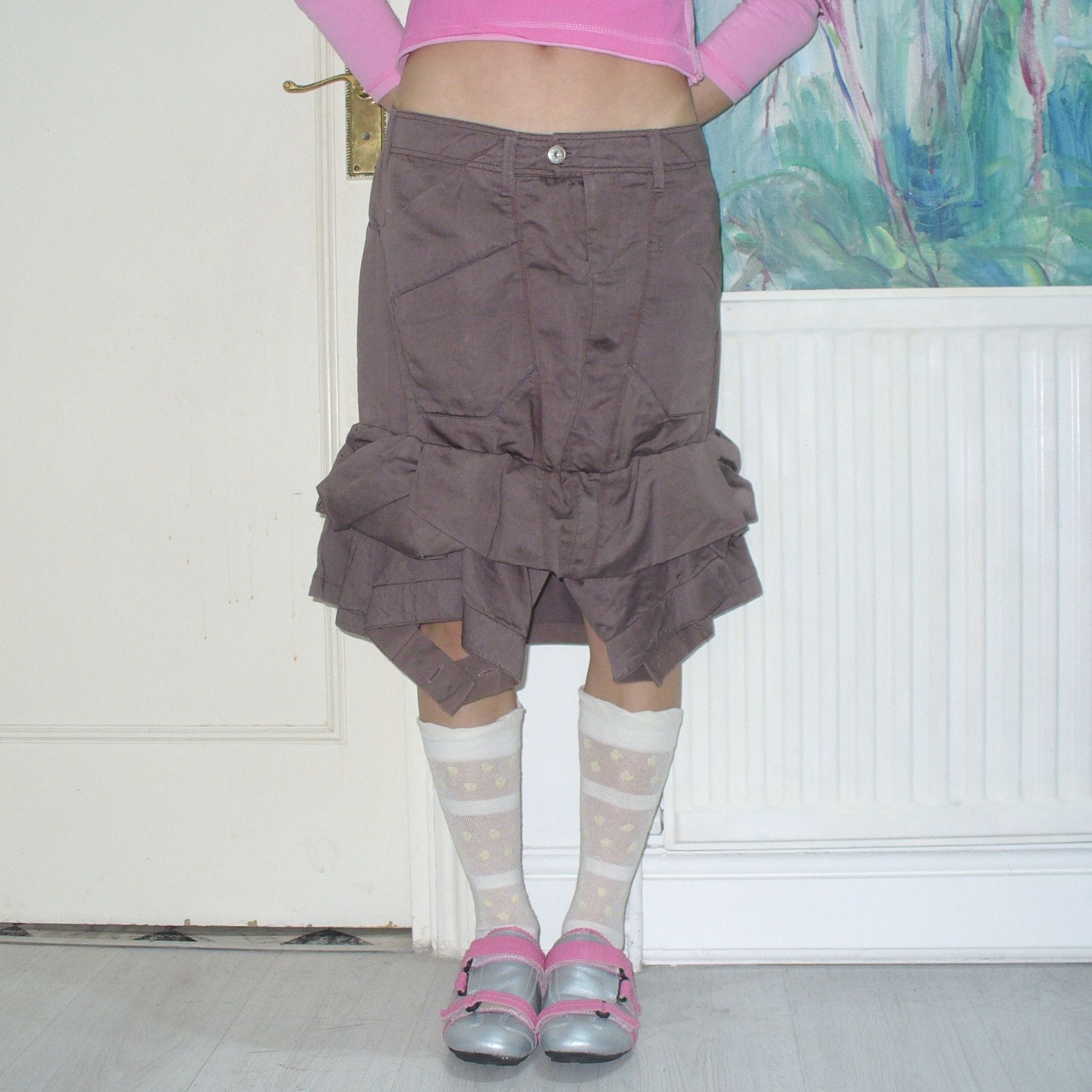 Marithe + Francois Girbaud Marithé François Girbaud deconstructed skirt Size 27" / US 4 / IT 40 - 1 Thumbnail