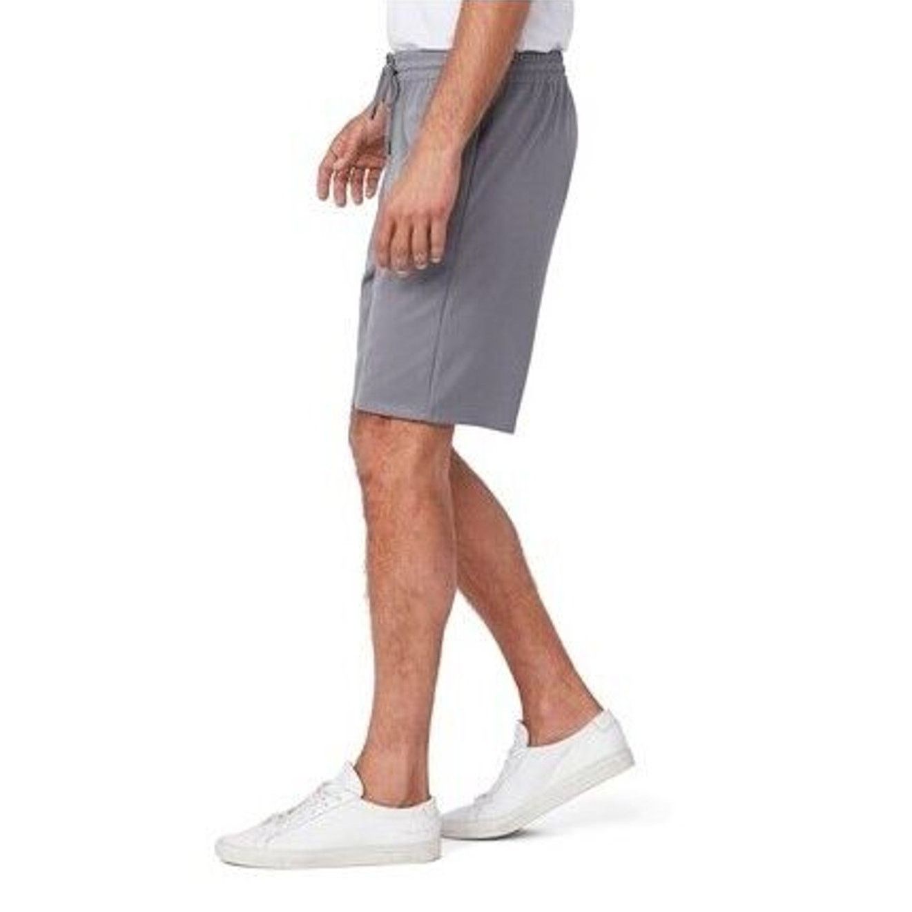 Paige Paige Men's Faded Steel Grey Knit Bodhi Pique Shorts Size M Size US 32 / EU 48 - 3 Thumbnail