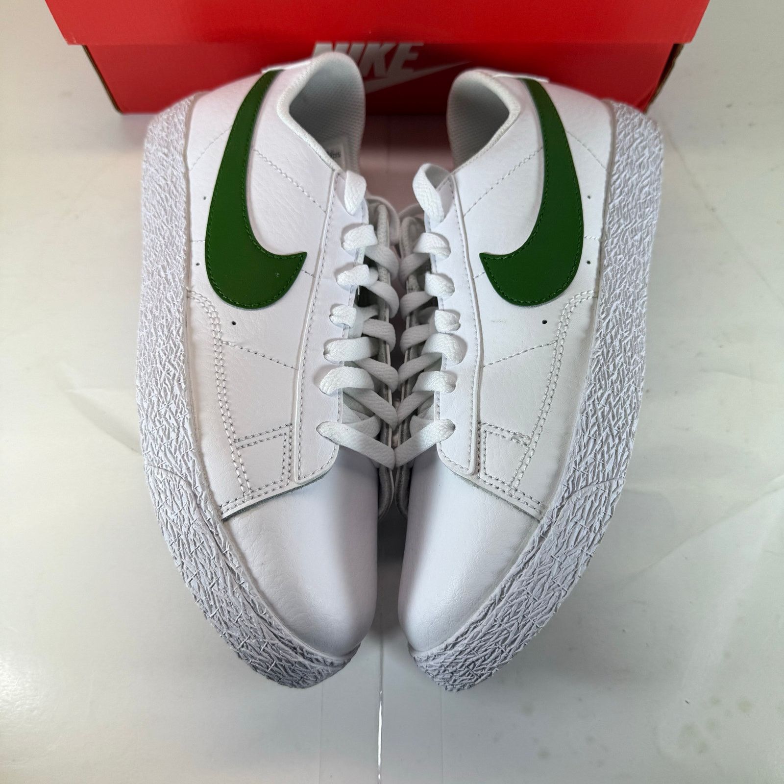 Nike Nike Blazer Low (GS) White/Green CZ7576-101 Size 6 Youth Size US 6 / IT 36 - 5 Thumbnail