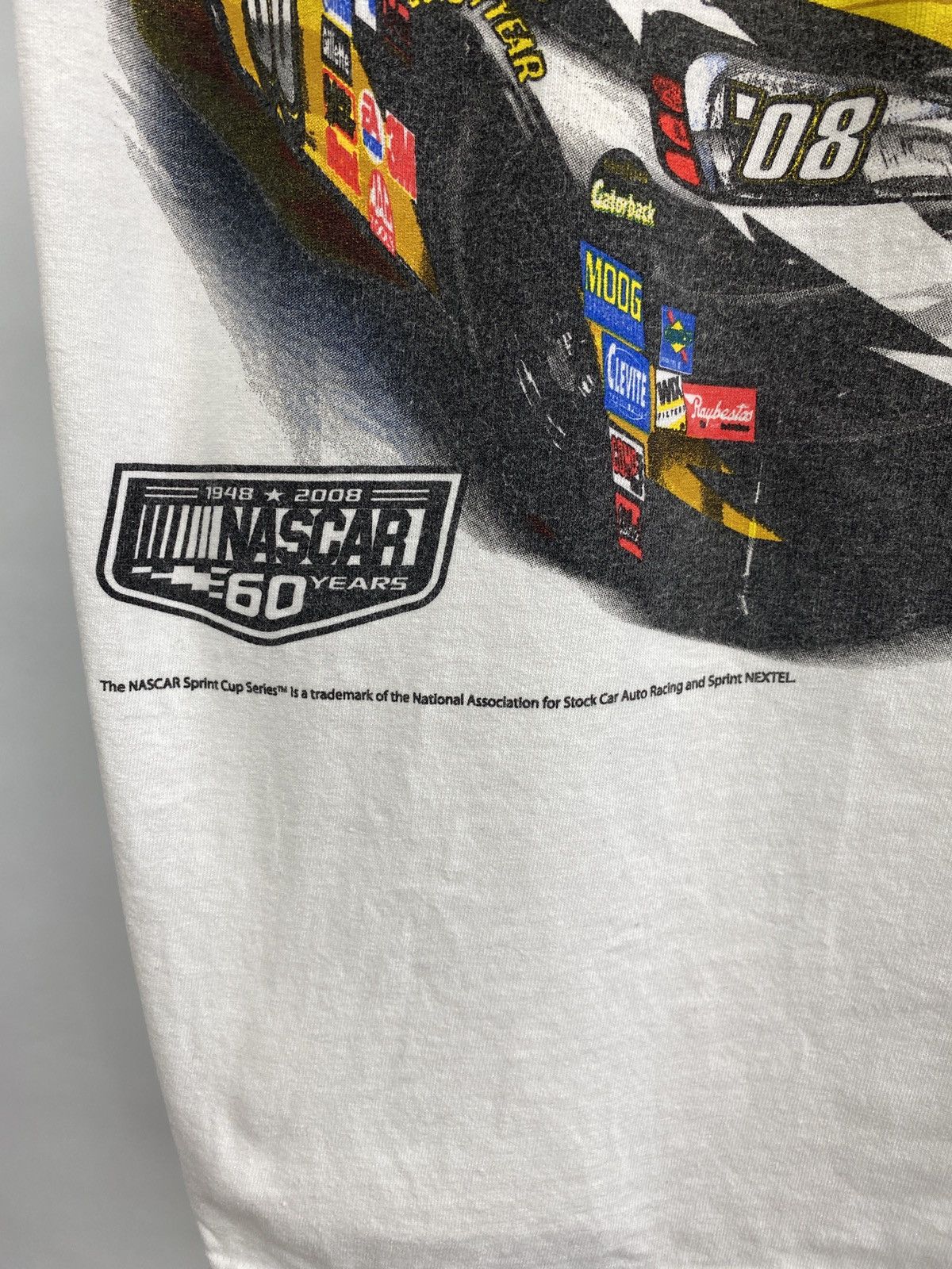 NASCAR Vintage Y2K NASCAR Sprint 2008 Moto T-Shirt Retro Hype Rare Size US XL / EU 56 / 4 - 5 Thumbnail
