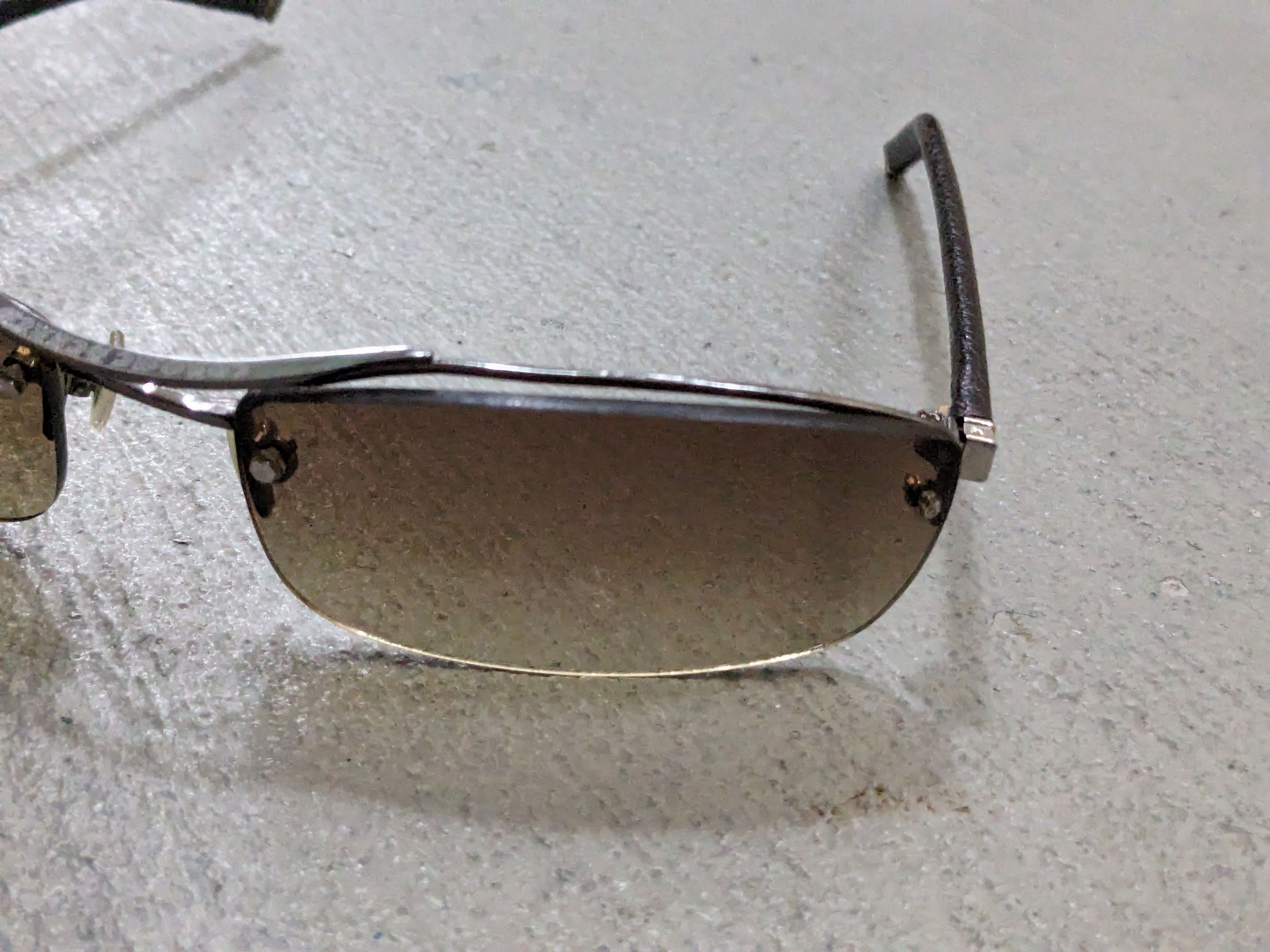 Chrome Hearts Chrome Hearts Amped Sunglasses Gray Black Silver Cross Size ONE SIZE - 5 Thumbnail