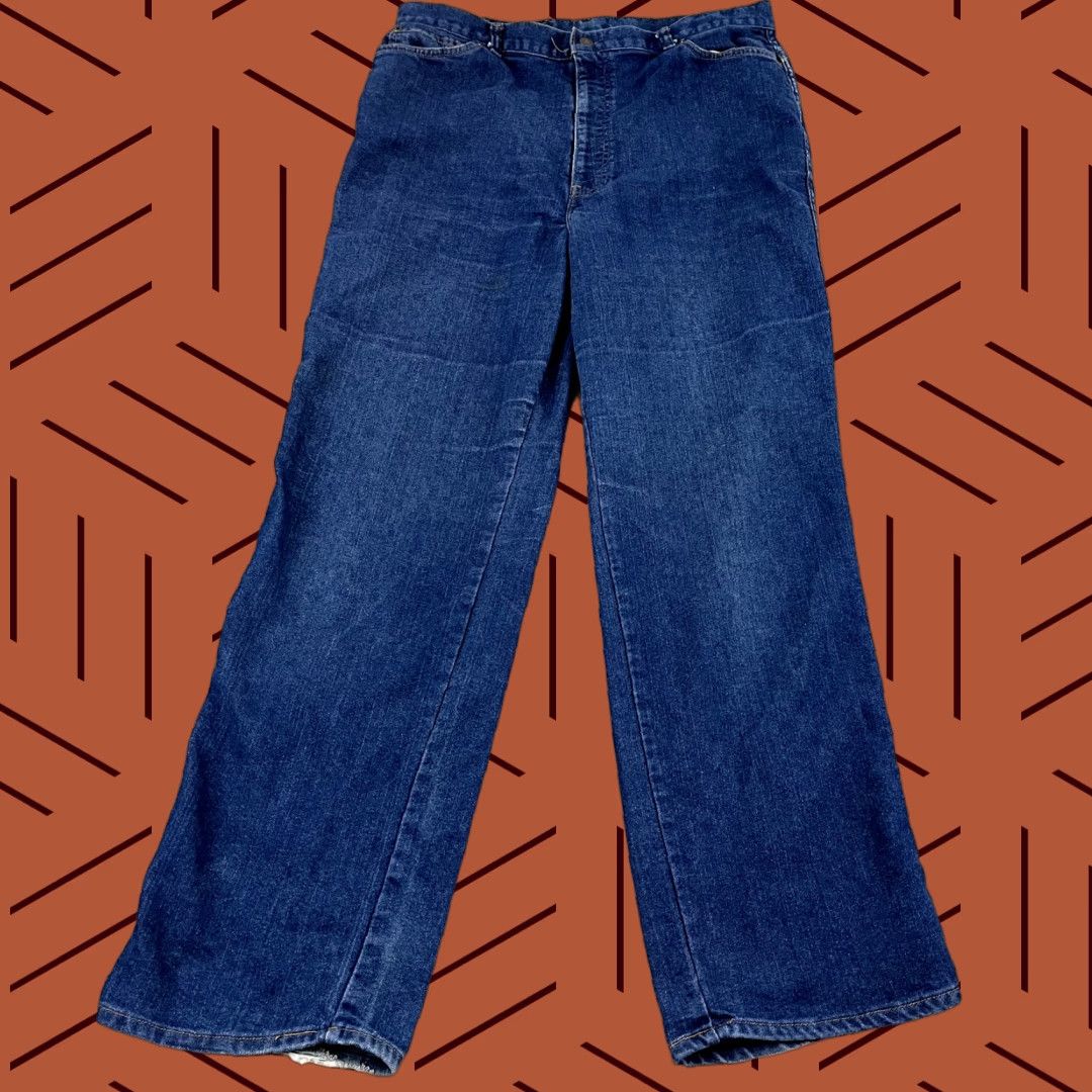 Levi's VINTAGE Levi's Jeans Mens 35x32.5 Blue Denim Orange Tab 29626 9117 USA Made 80s Size US 35 - 1 Thumbnail