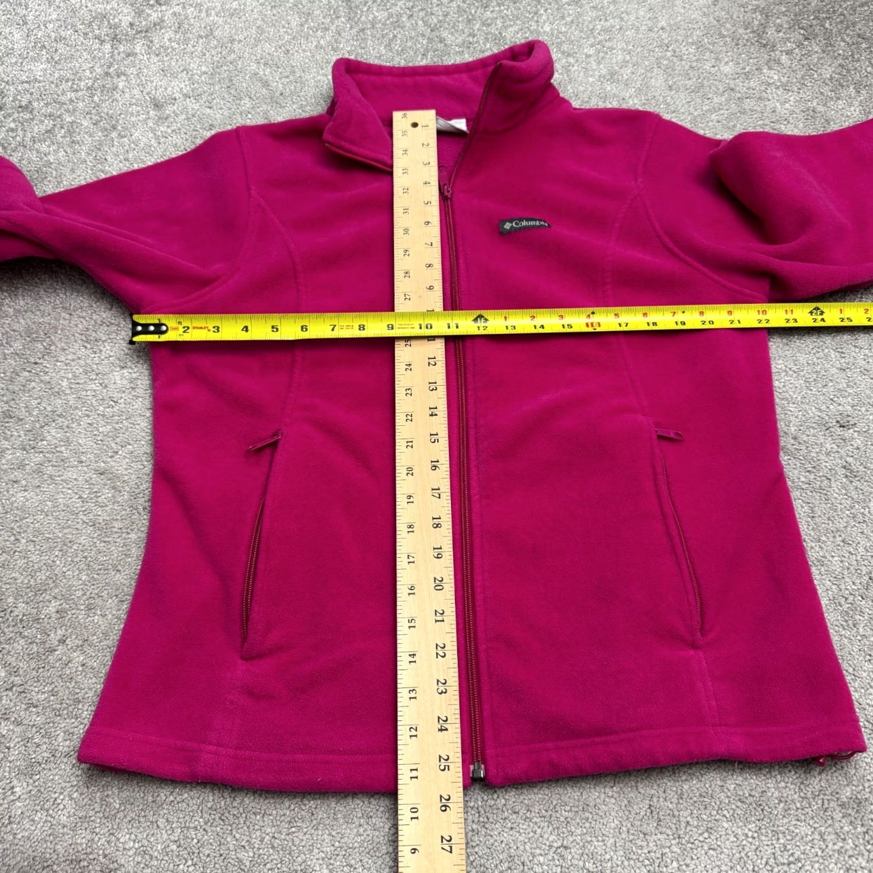 Pinko Columbia Benton Springs Fleece Jacket Womens 1X Pink Full Zip Pocket Outdoor Size XL / US 12-14 / IT 48-50 - 7 Thumbnail