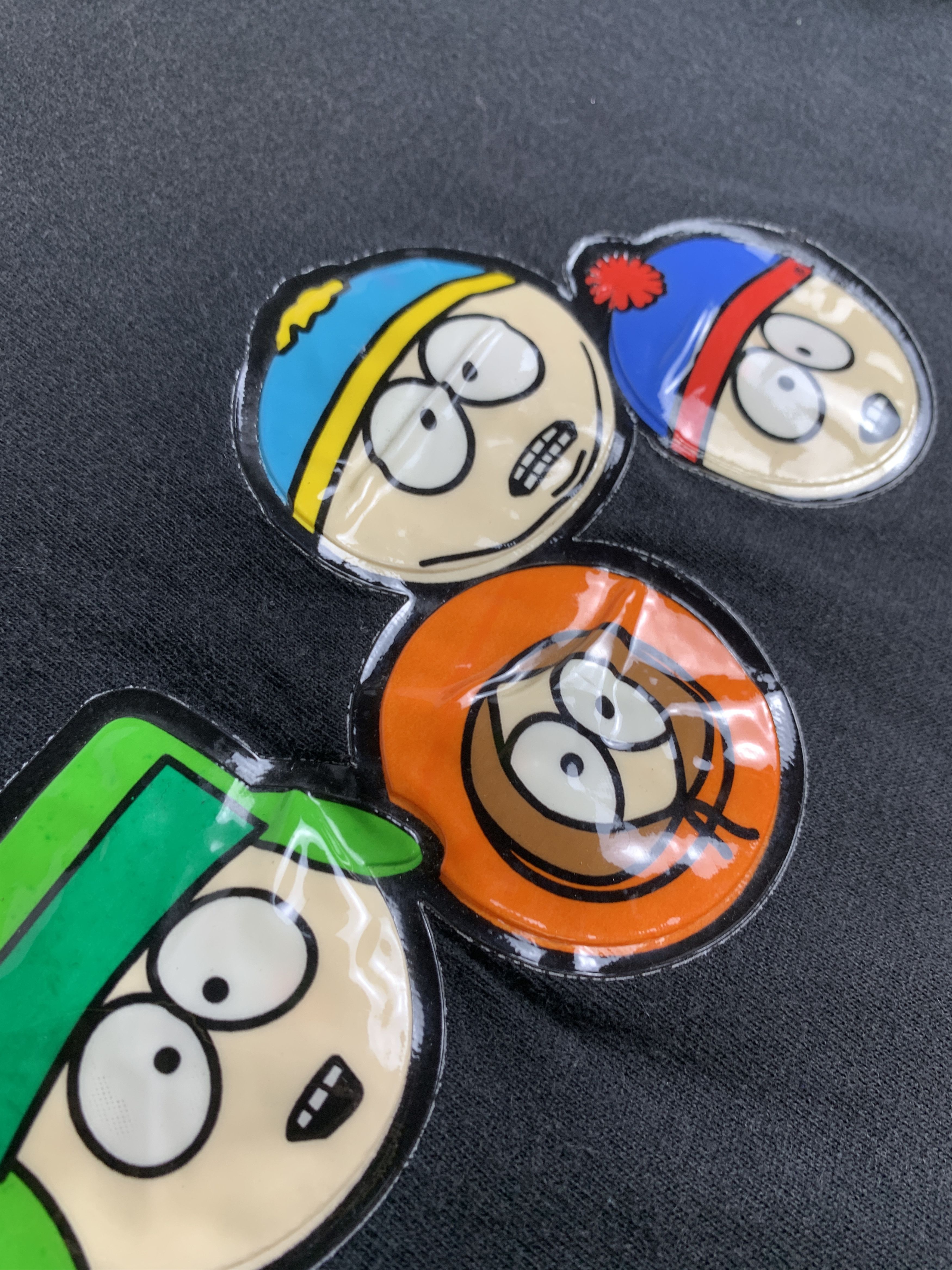 Cartoon Network 2001 South Park All Squad Black Emboss Tee (M) Size US M / EU 48-50 / 2 - 3 Thumbnail
