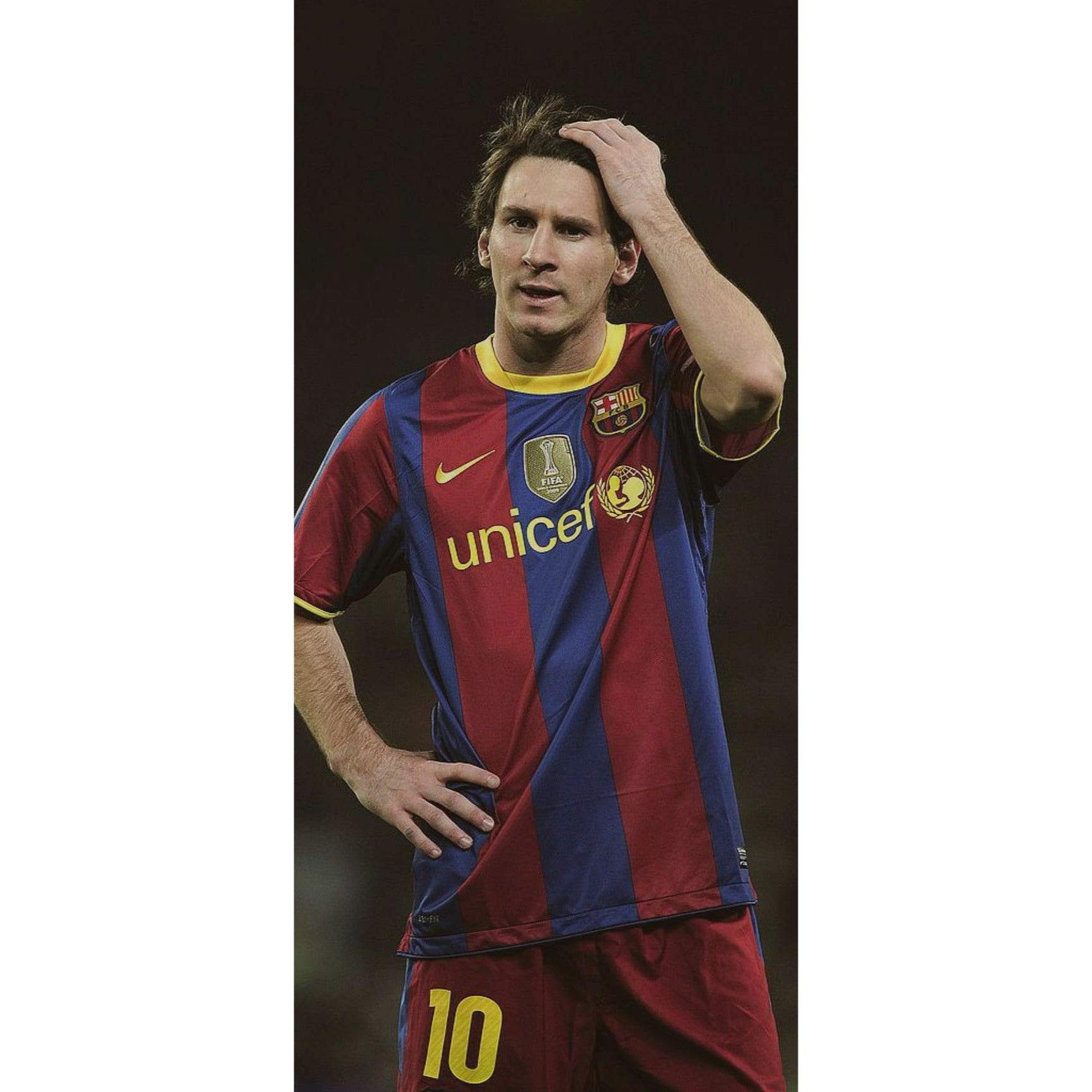 Nike Messi Barcelona 2010 2011 Home Soccer Jersey M Size US M / EU 48-50 / 2 - 8 Thumbnail