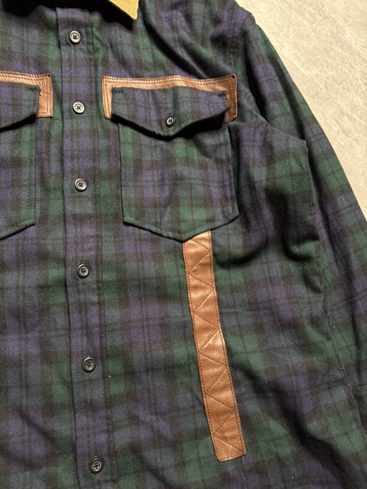 Junya Watanabe Junya Watanabe x Pendleton Reconstructed Wool Flannel Shirt Size US L / EU 52-54 / 3 - 5 Thumbnail