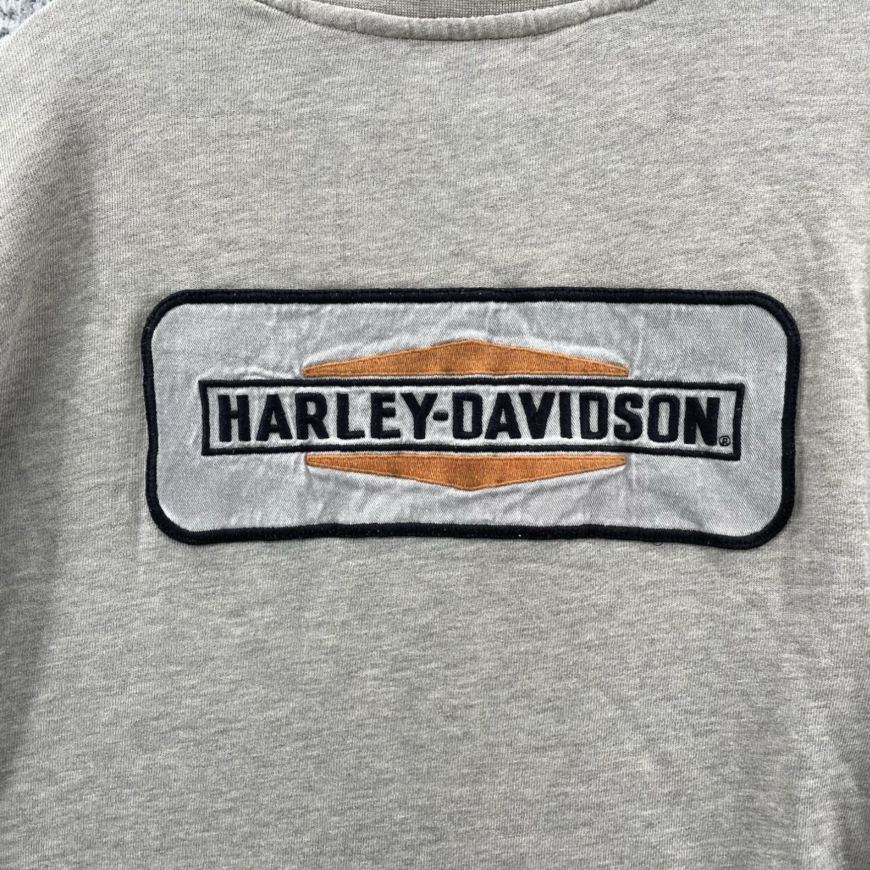 Harley Davidson Harley-Davidson Sweater Men XL Crew Moto Biker Rocker Streetwear Travel Workwear Men XL Beige 90s Moto Harley-Davidson Size US XL / EU 56 / 4 - 5 Thumbnail