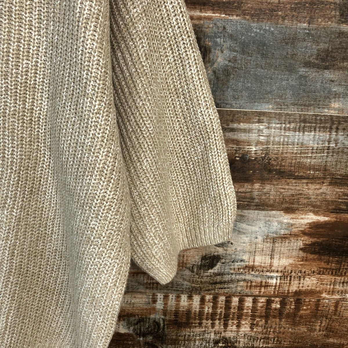 Vintage Uniqlo vintage japan Cream Knitwear #A1726 Size L / US 10 / IT 46 - 8 Thumbnail