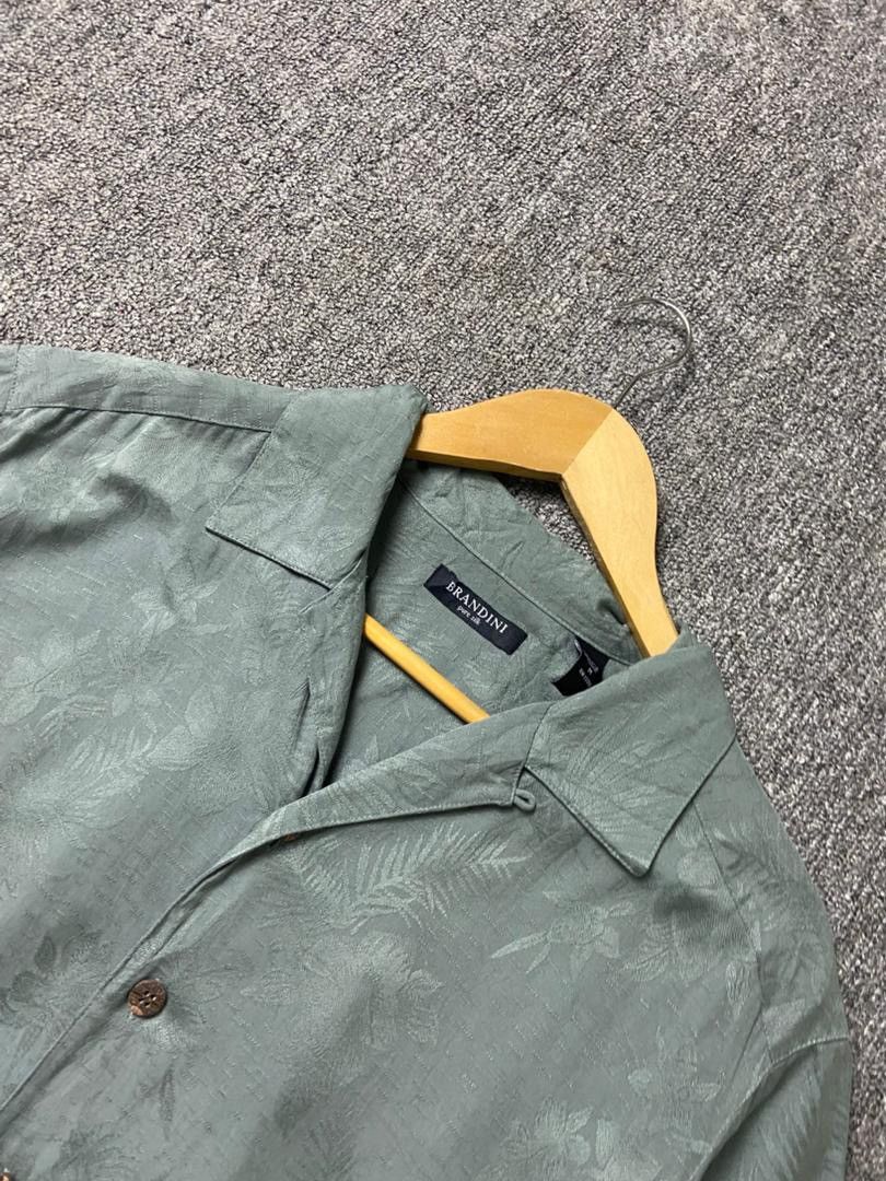 Japanese Brand BRANDINI Pure Silk Hawaiian Shirt (186) Size US M / EU 48-50 / 2 - 6 Thumbnail