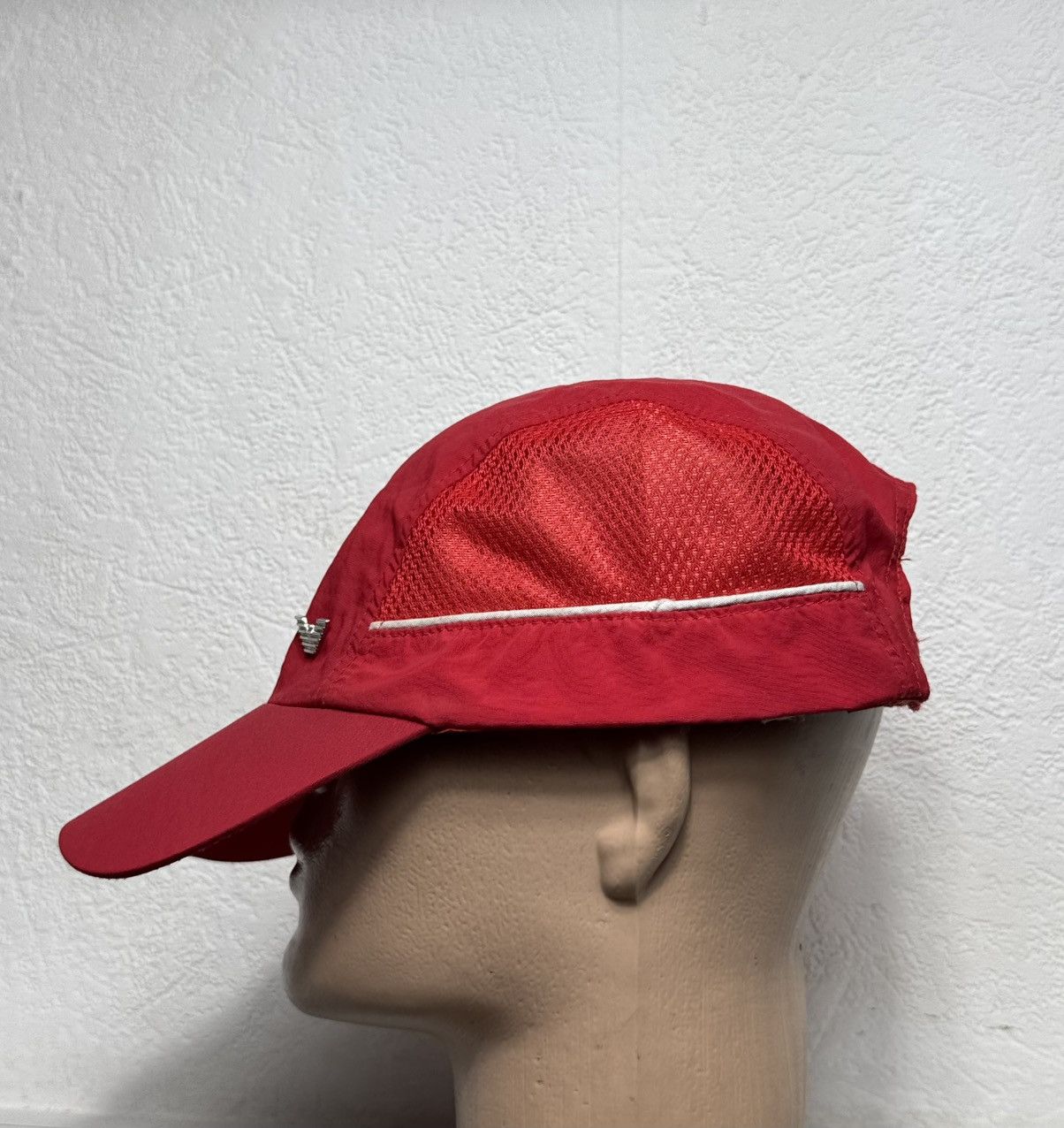 Emporio Armani Emporio Armani Metal Logo Cap Red Vintage Size ONE SIZE - 2 Thumbnail