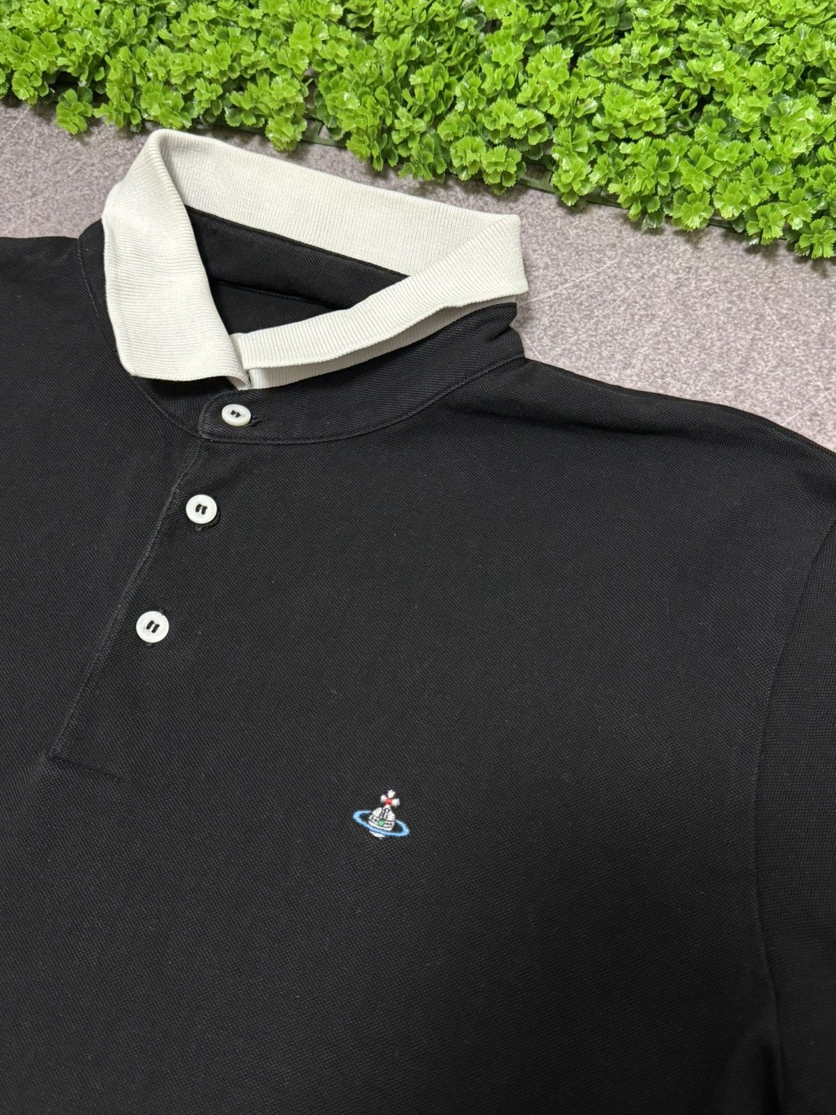 Vivienne Westwood Vivienne Westwood Polo T-Shirt Vintage Small Orb Logo Luxury Size US XL / EU 56 / 4 - 8 Thumbnail