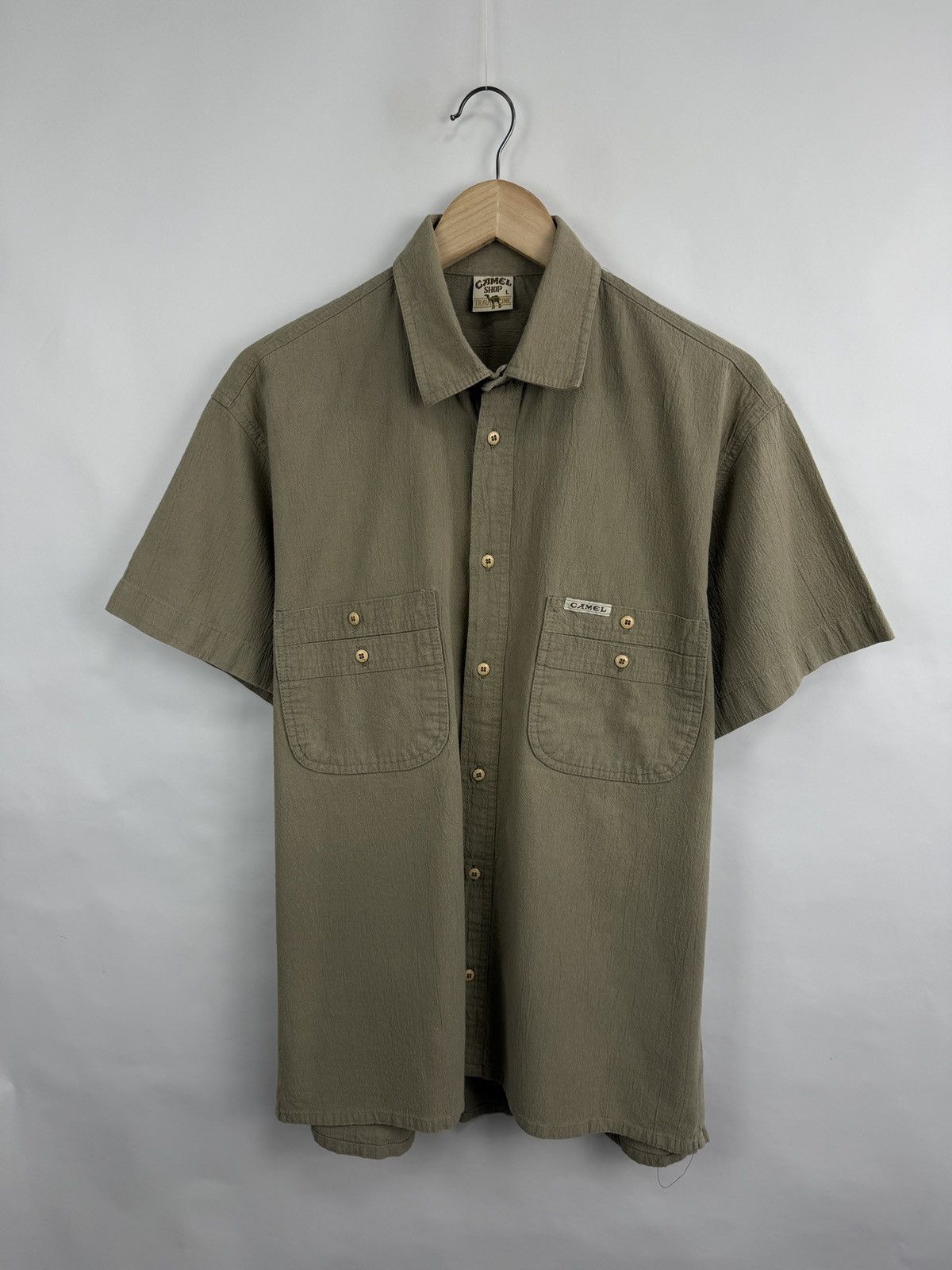 Camel 🇺🇸 🐫 Vintage 90s Camel Cigarettes Shirt Rare Retro Y2K Size US L / EU 52-54 / 3 - 3 Thumbnail